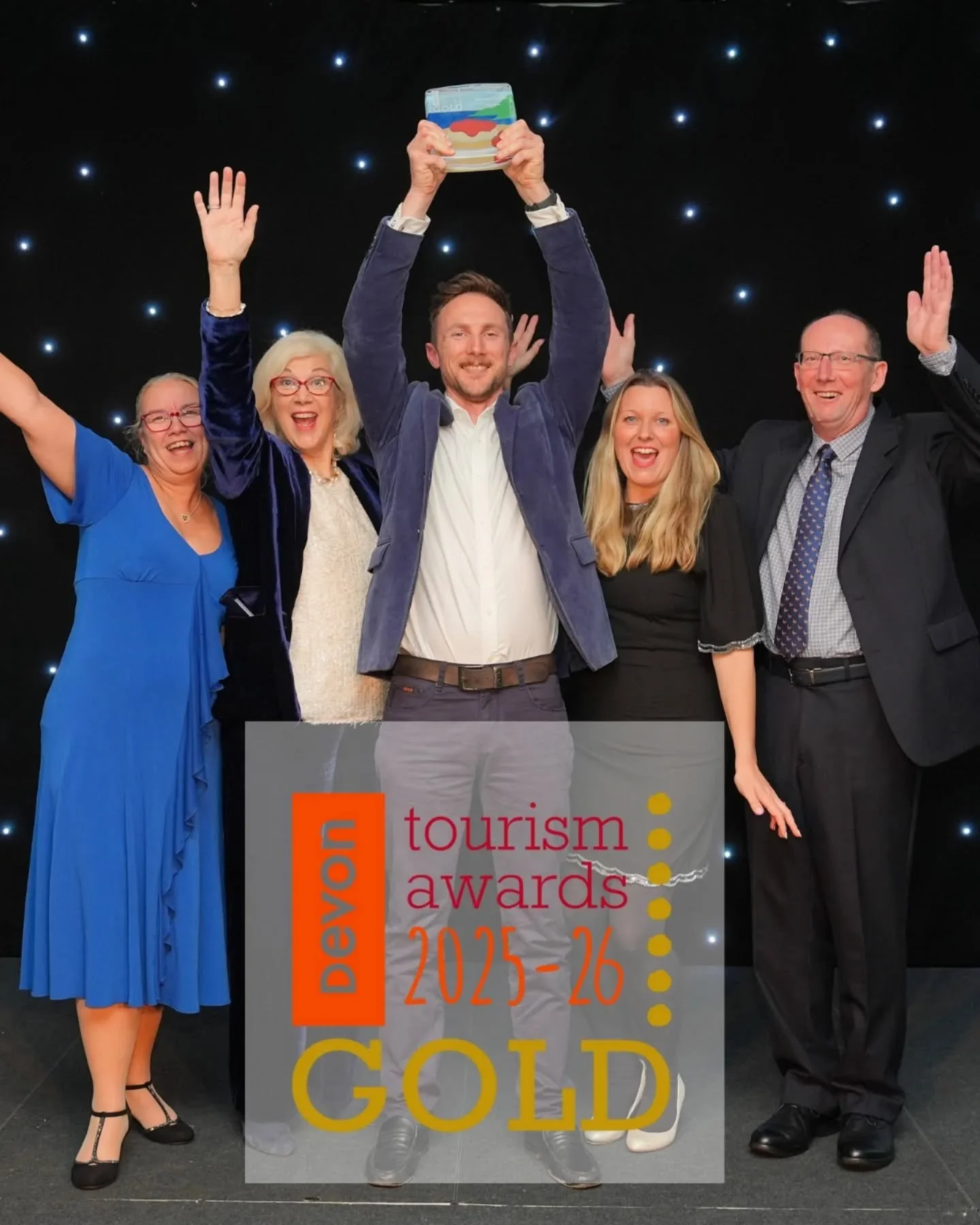 Gold at the Devon Tourism Awards 2025.
We couldn&rsquo;t be prouder to bring this home to Libbear Barton.

A huge thank you to our amazing, loyal team who pour so much heart into this place every single day. And thank you to the Awards team and the j