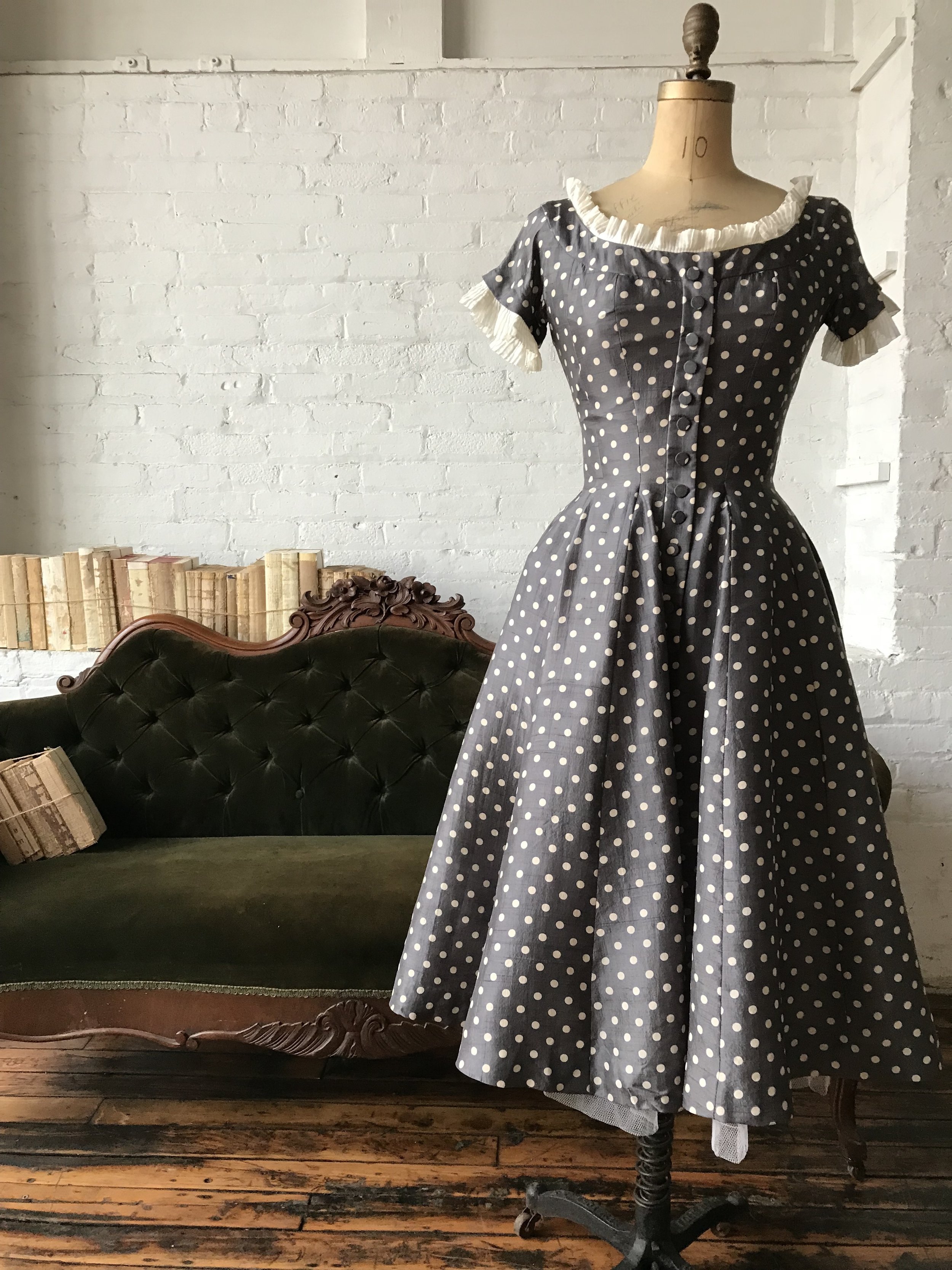 Ashlee Silk-Cotton Printed Dress Saks Fifth Avenue Women Clothing Dresses Printed Dresses 