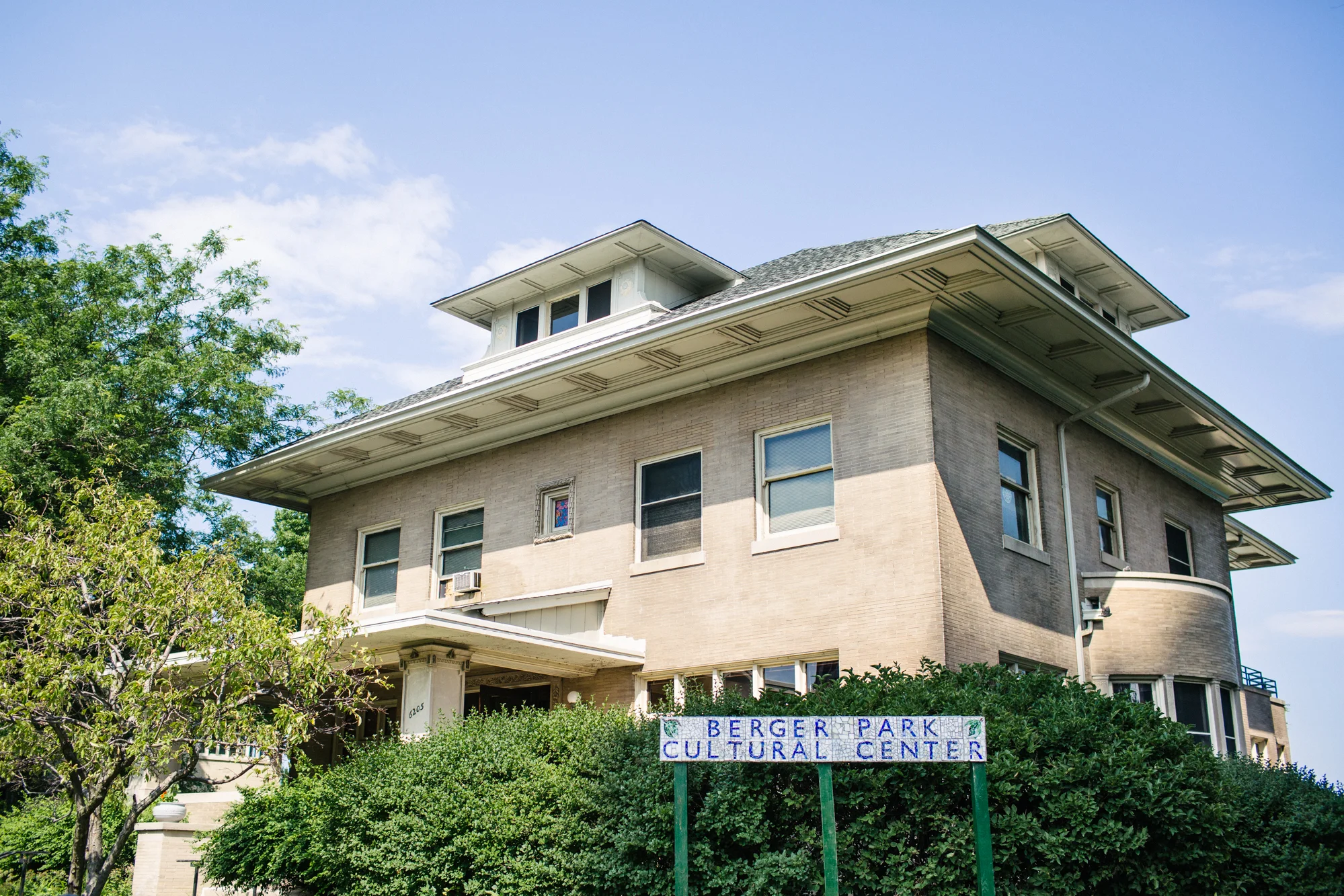 Berger Park Cultural Center, built in 1909.