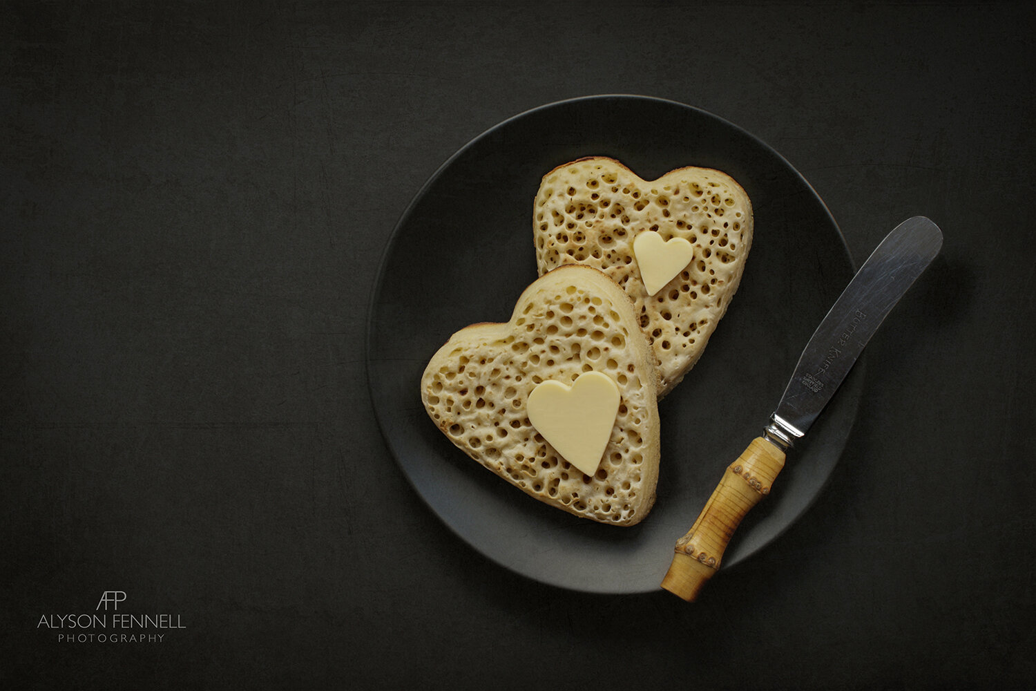 Two Heart Shaped Buttered Crumpets web.jpg