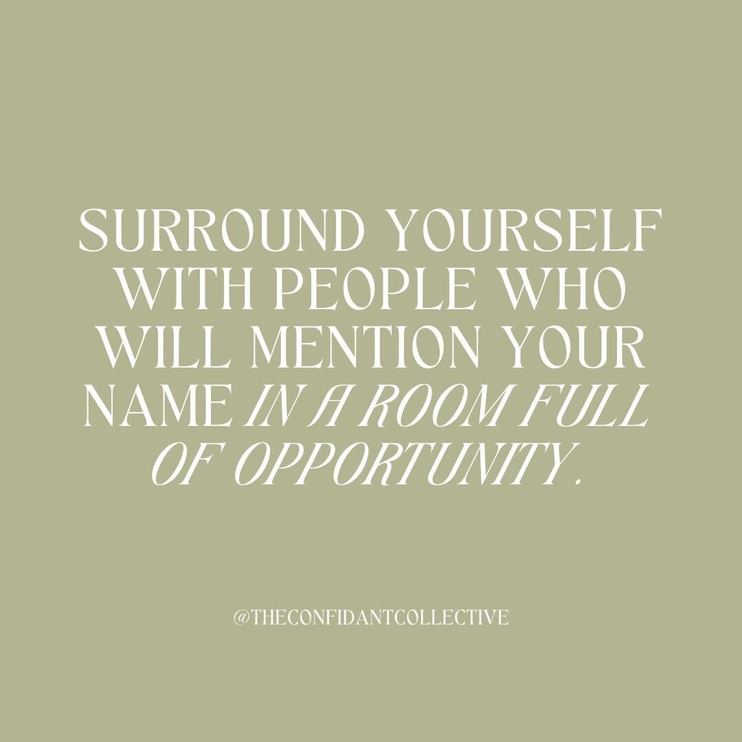 This is always good advice. 🖤 Surround yourself and your business with people, clients, and friends who can't wait to share your business name and vision in a room full of opportunity. ✨ Refuse to settle for anything less. Tag someone who always tal