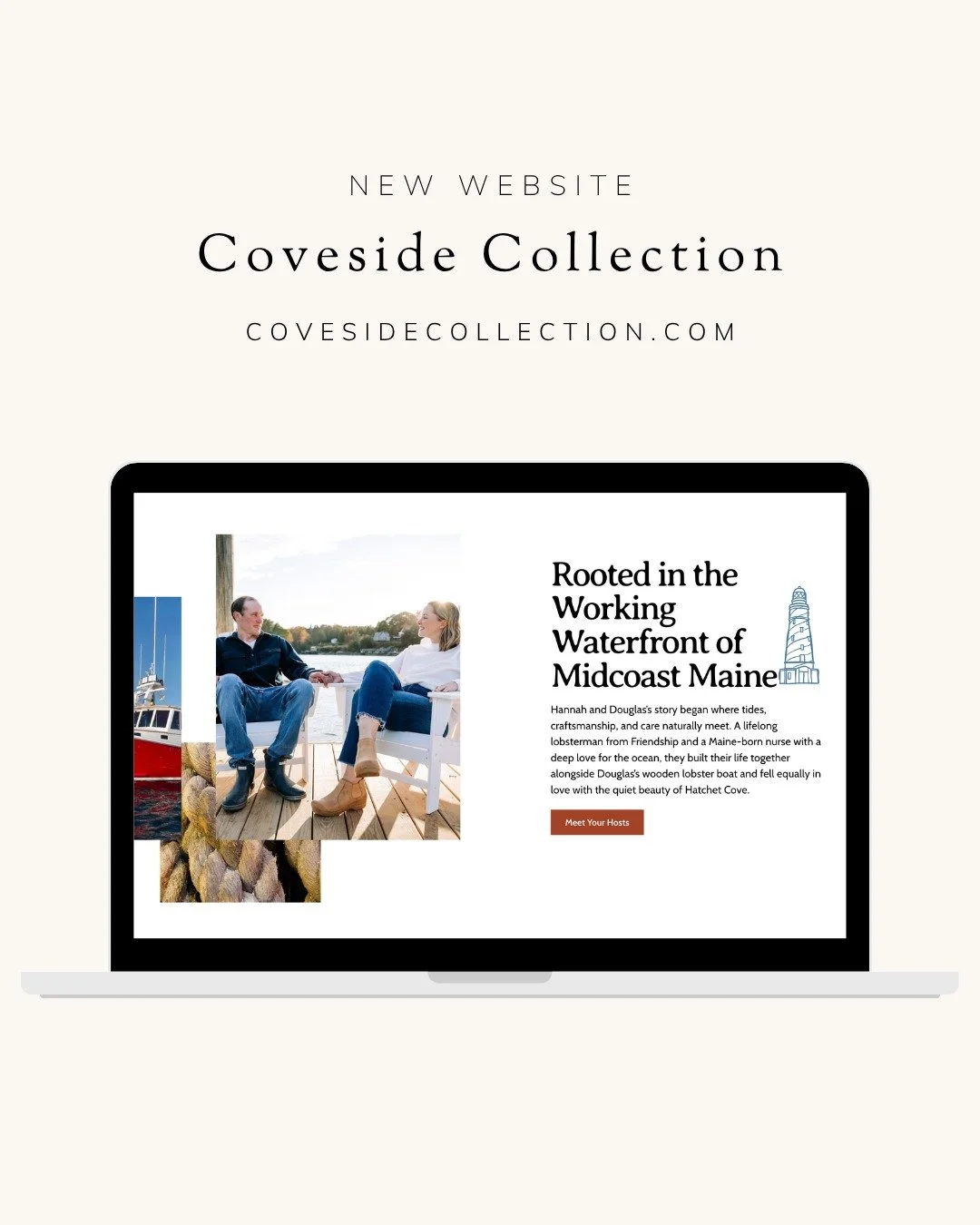 I&rsquo;m proud to showcase our recent work with the Coveside Collection team. We developed their entire brand identity, from the business name and logo to their full-scale website, to ensure a seamless, professional experience for their guests!

The