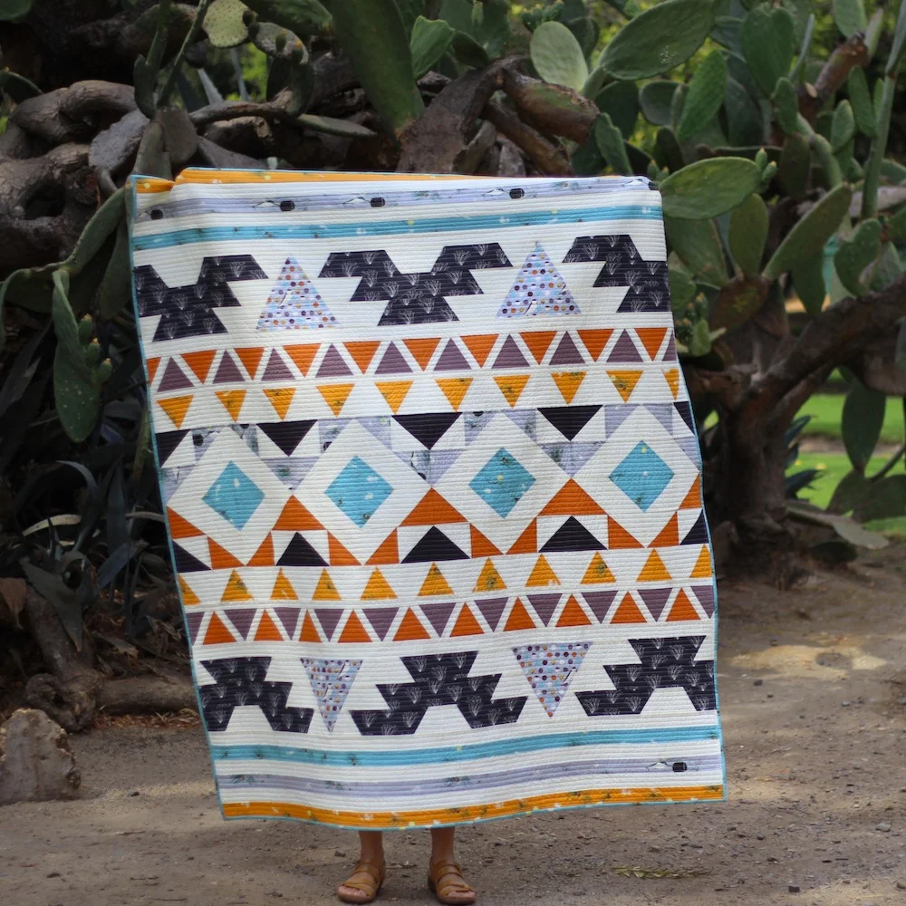 FALL FLYWAY 55 x 60 | 2018, Quilt 012 Warrior by Suzy Quilts