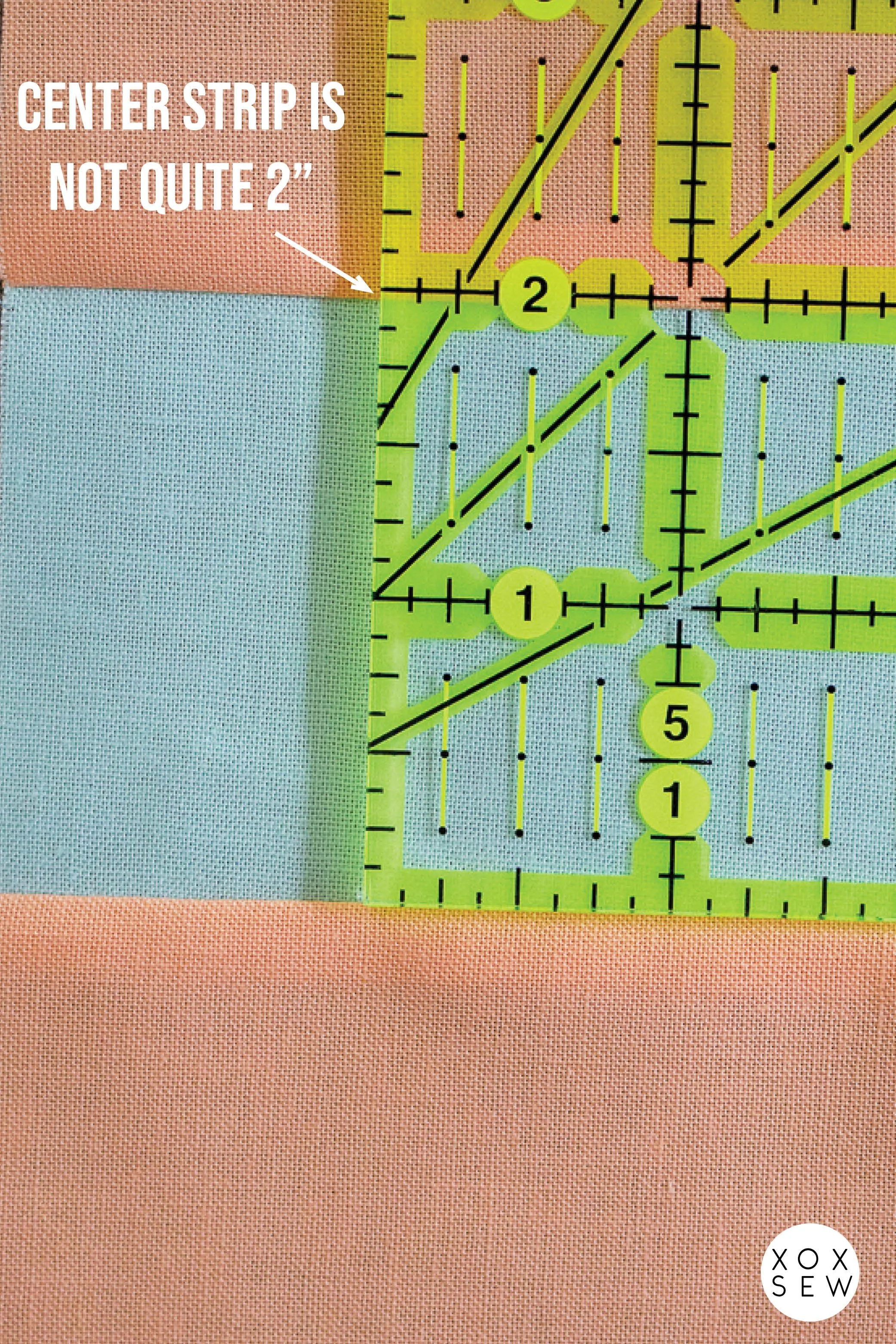 Tutorial: Scant 1/4" Seam Allowance — XOXSEW