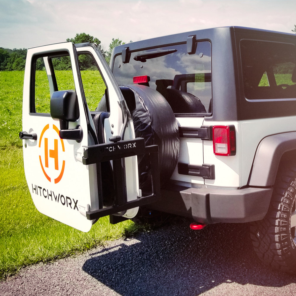 Jeep JK Door Storage Carrier — HitchWorx