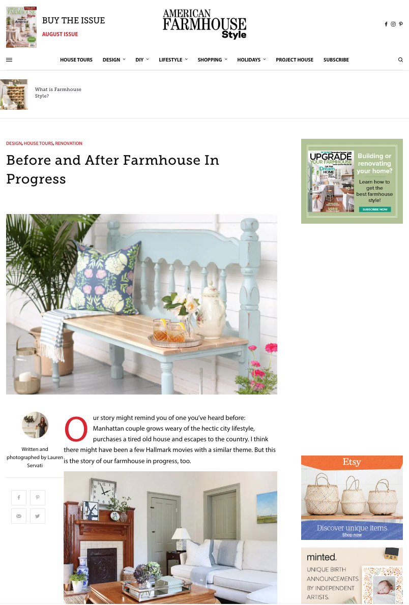 AMERICAN FARMHOUSE STYLE