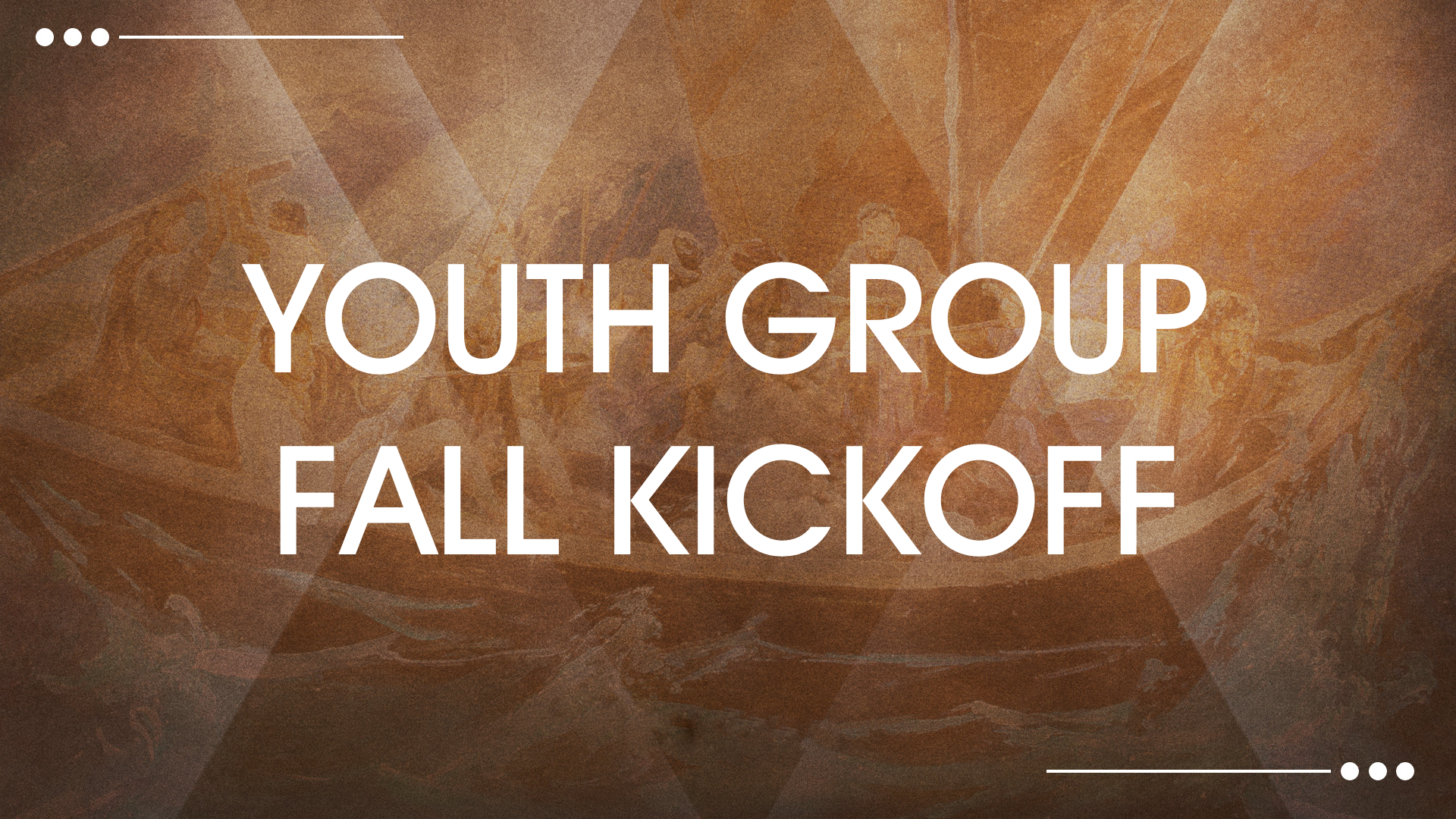 Youth Group Fall Kickoff