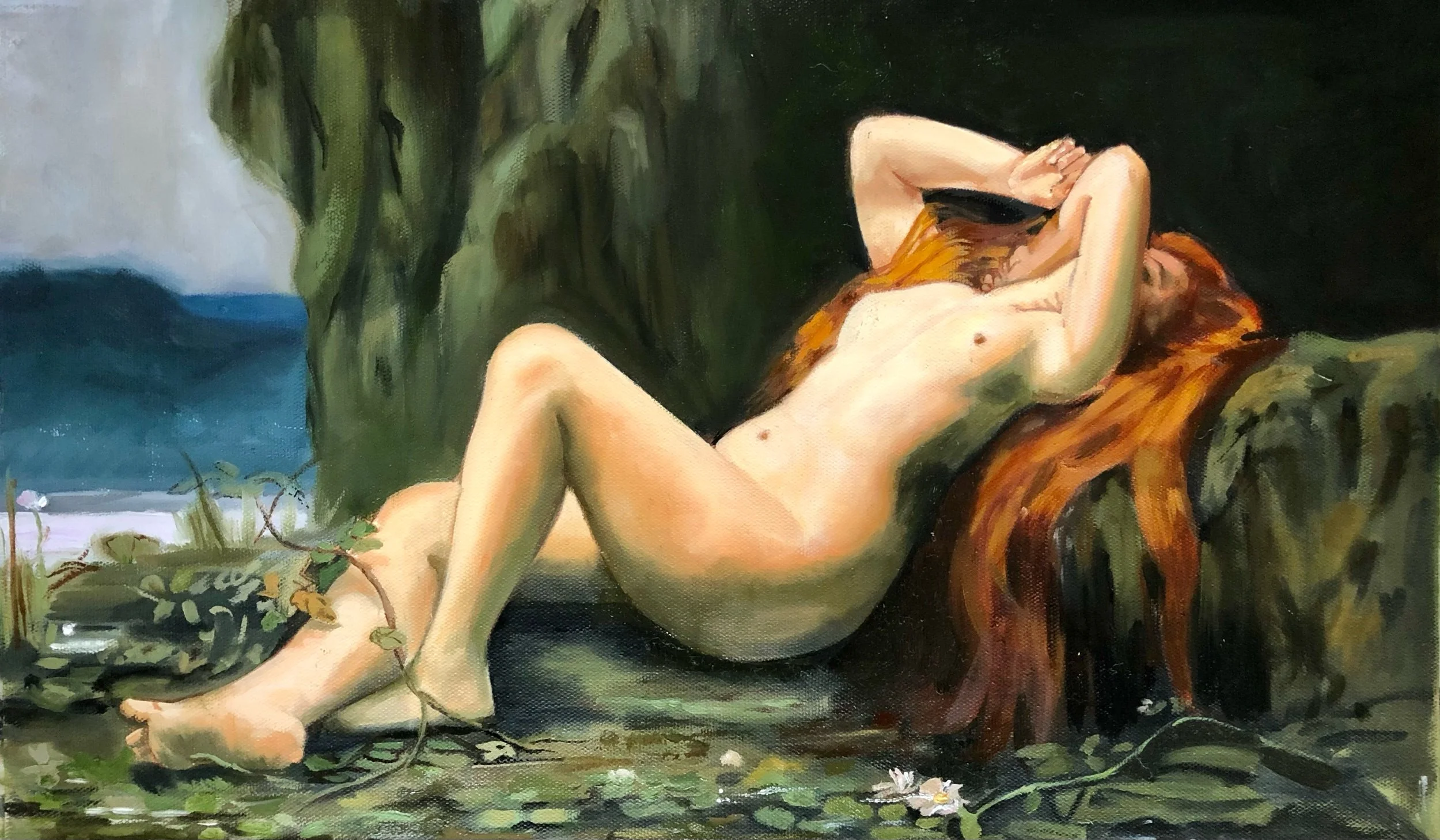 Study of Lefebvre’s Mary Magdalene in the cave