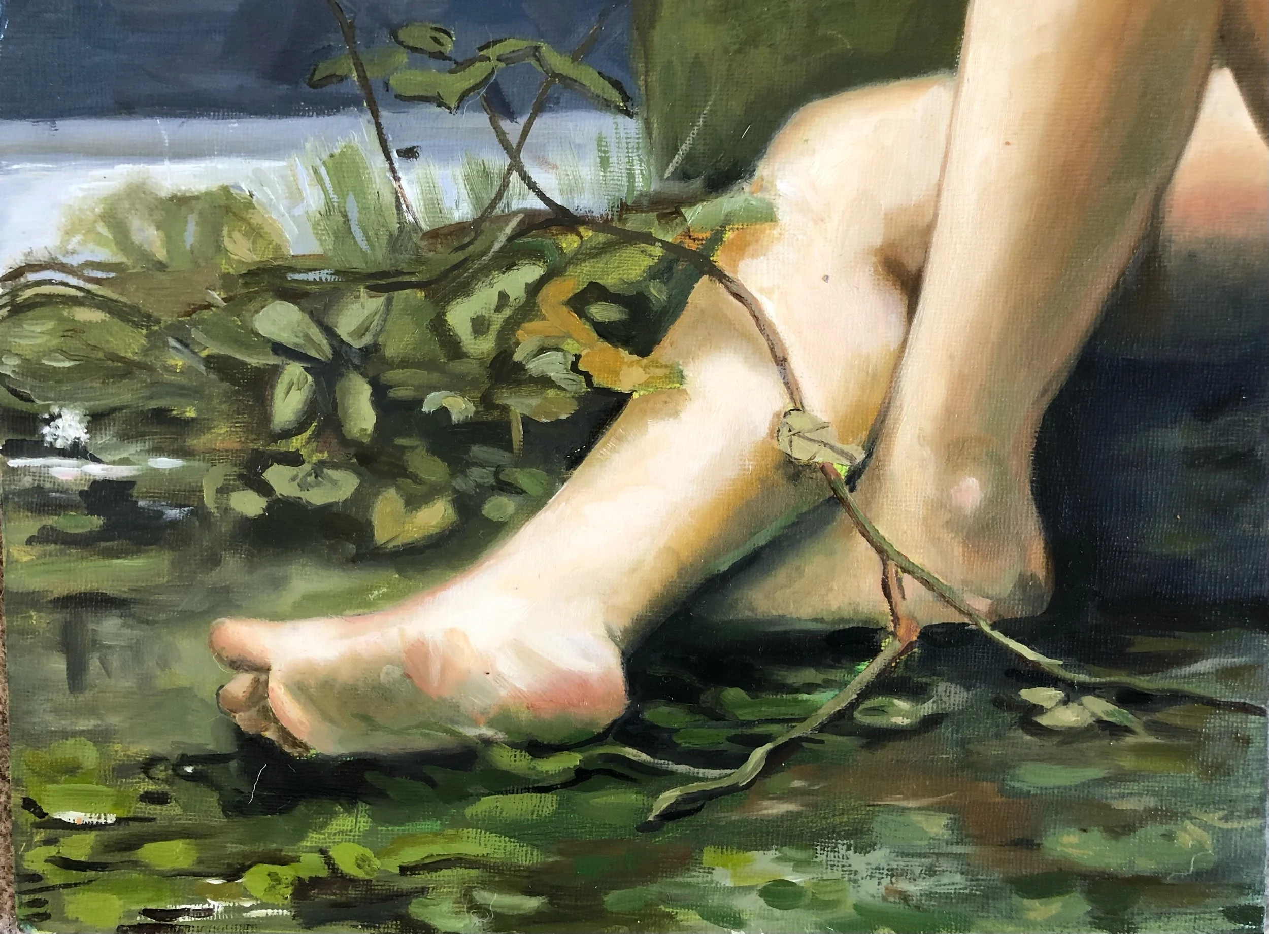 Close up study of Lefebvre’s ‘Mary Magdalene in th