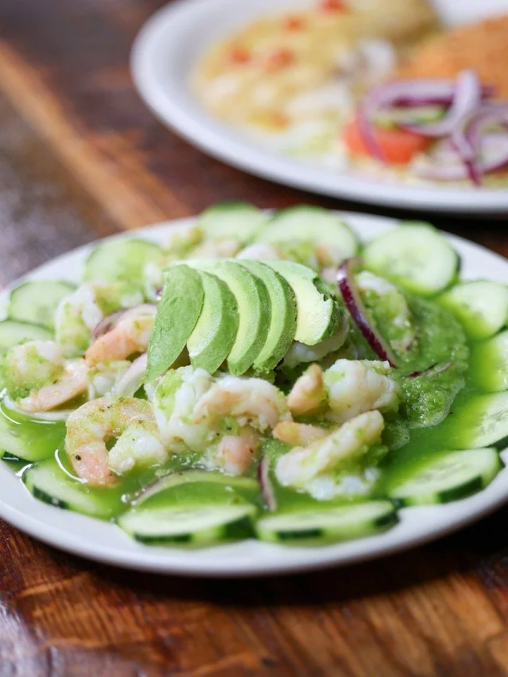 Great seafood options at Los Galanes.
Filetes de pescado, mojarra frita, mariscos combinations, cazuela de mariscos, and more.

VIEW MENU: https://f.mtr.cool/kmfuzttapv