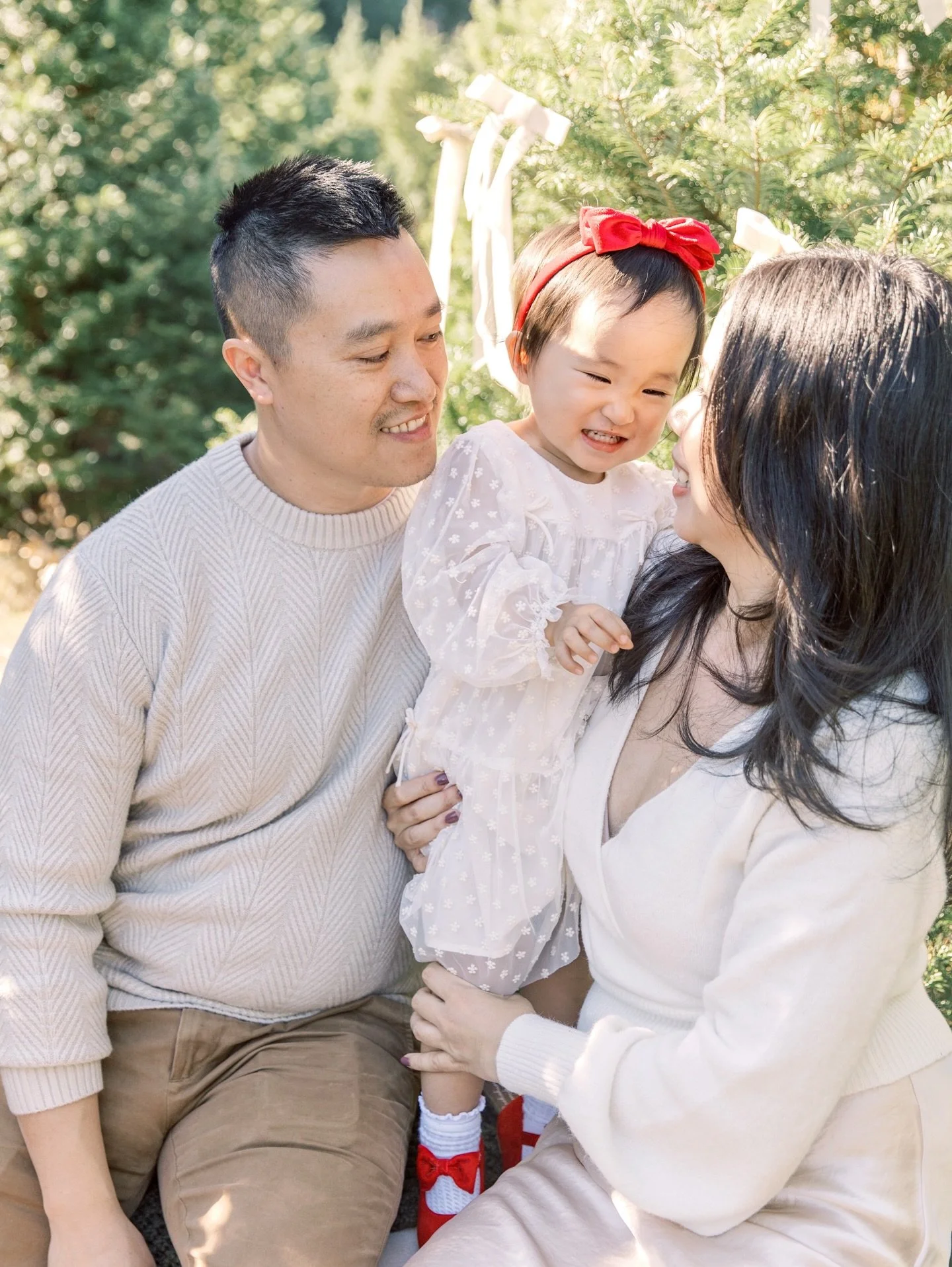 Even though I have my house decorated for Christmas since November 1st, it is now that starts to feel like it&rsquo;s happening.

So here&rsquo;s one of the many sessions on the tree farm of this year, how cute is she with the little touches of red i