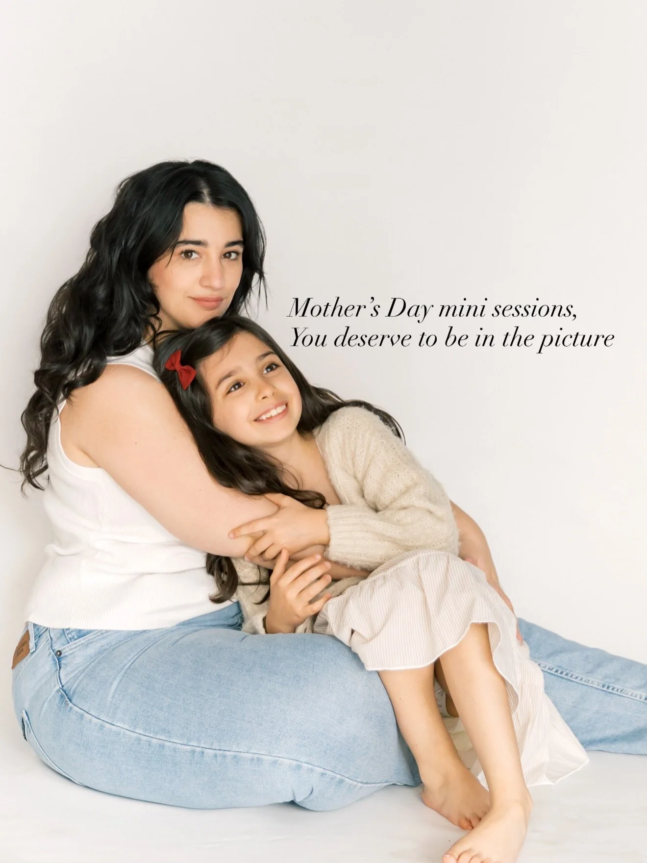 Mother&rsquo;s Day mini session are live!

And I put literally the body ( Yep, that&rsquo;s me!) to show you that even though sometimes we don&rsquo;t feel photo ready, dress correctly or in a bad hair day&hellip; this days are not coming back.

I re