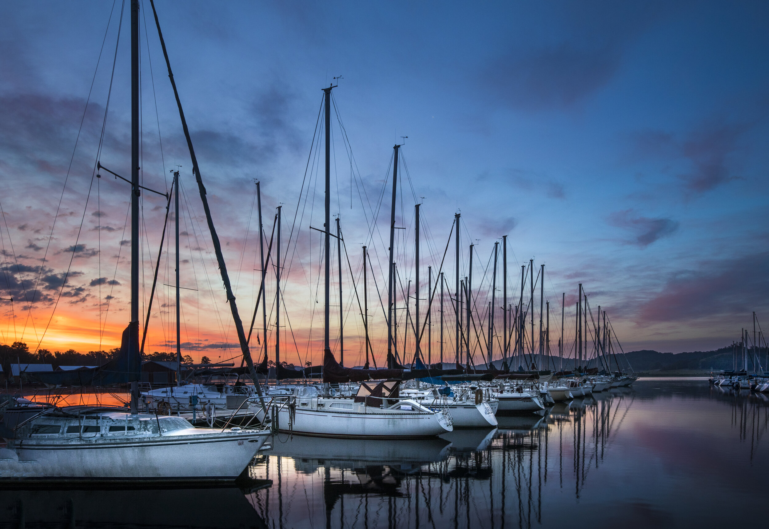 sailboats at sunset by john sharp 2020.jpg