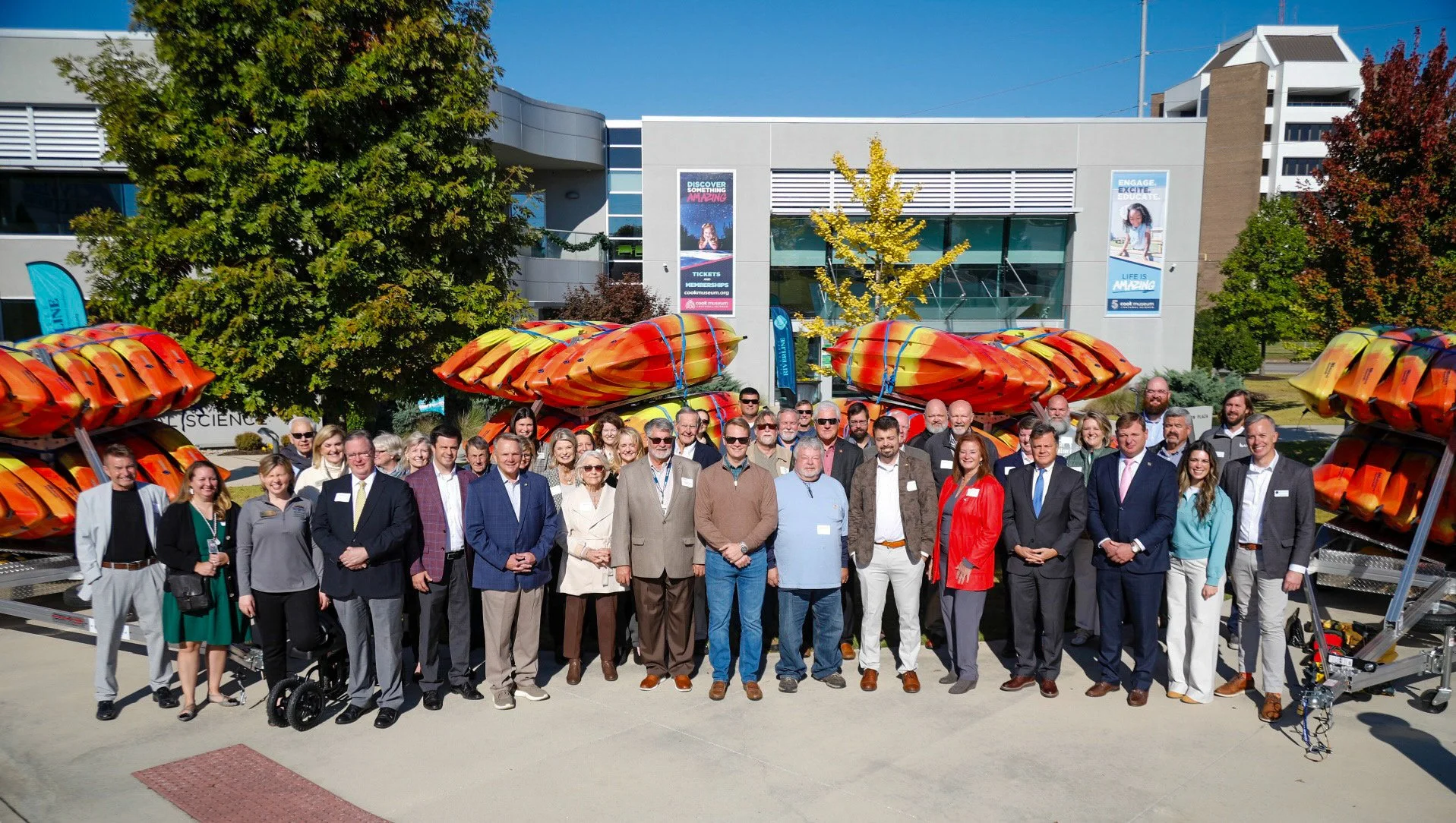      

 
    Tennessee RiverLine Celebrates Partnership Milestones in Alabama at ‘Anchored in Alabama’ Event   Leaders from across the Tennessee River Valley gathered on October 31 at the Cook Museum of Natural Science in Decatur for  Anchored in Ala