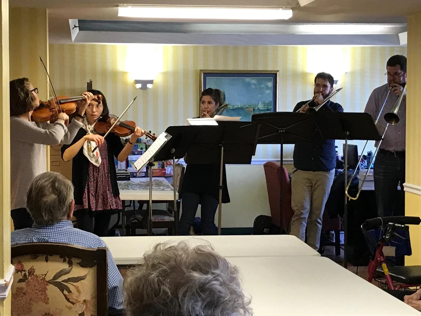 Concert at Treyton Oaks Towers in Louisville
