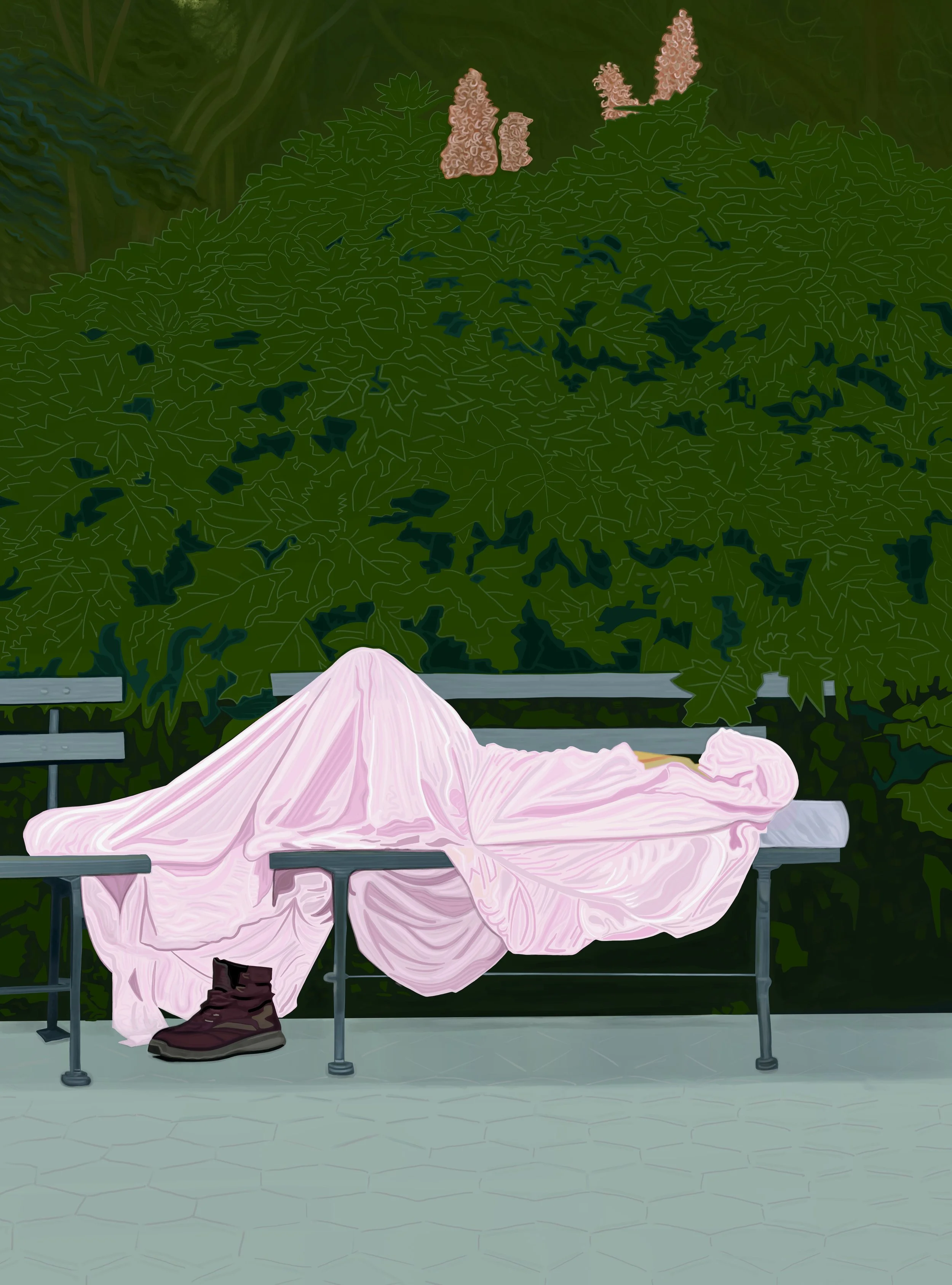 Pink Blanket, Prospect Park