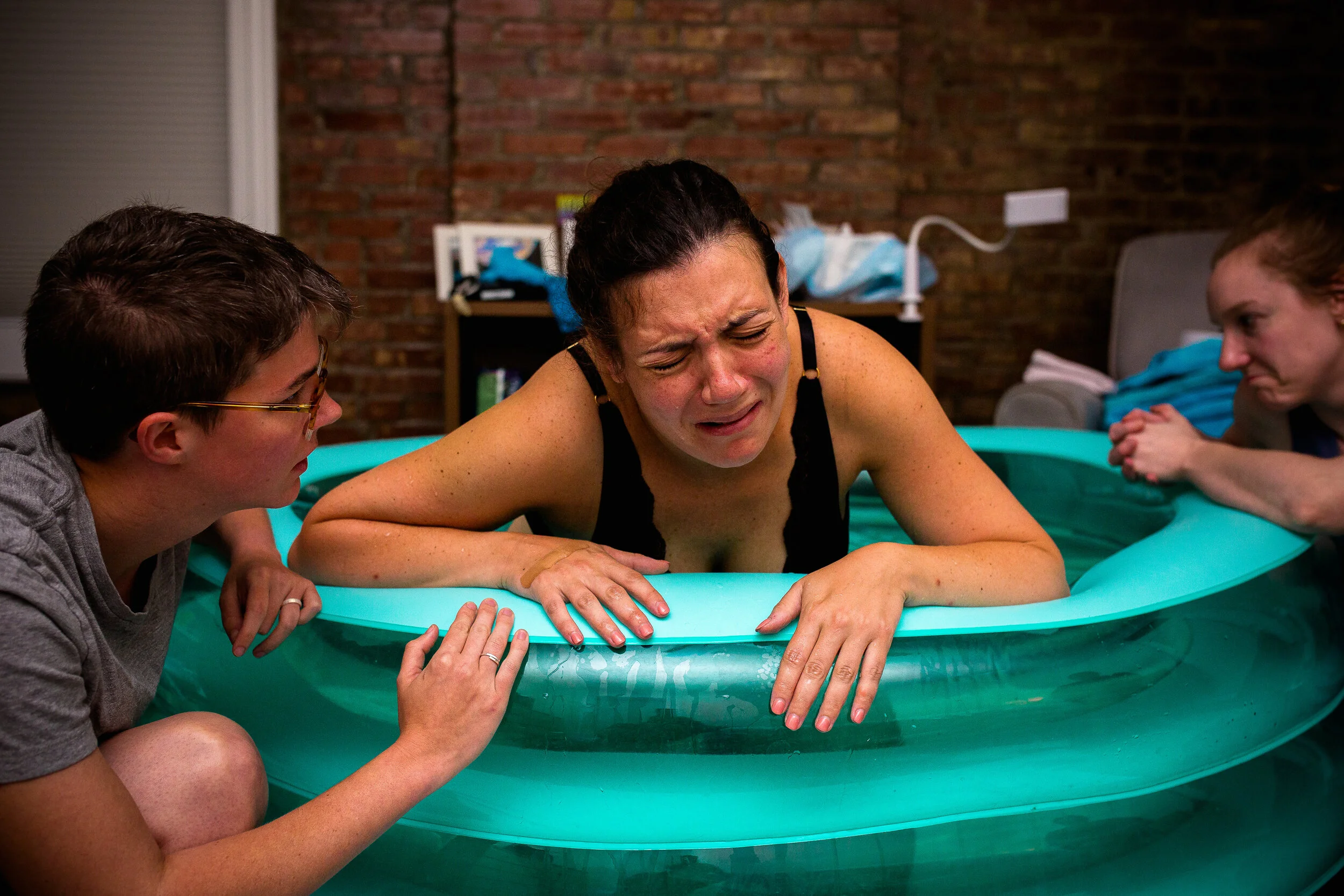 having a contraction in birth tub.jpg