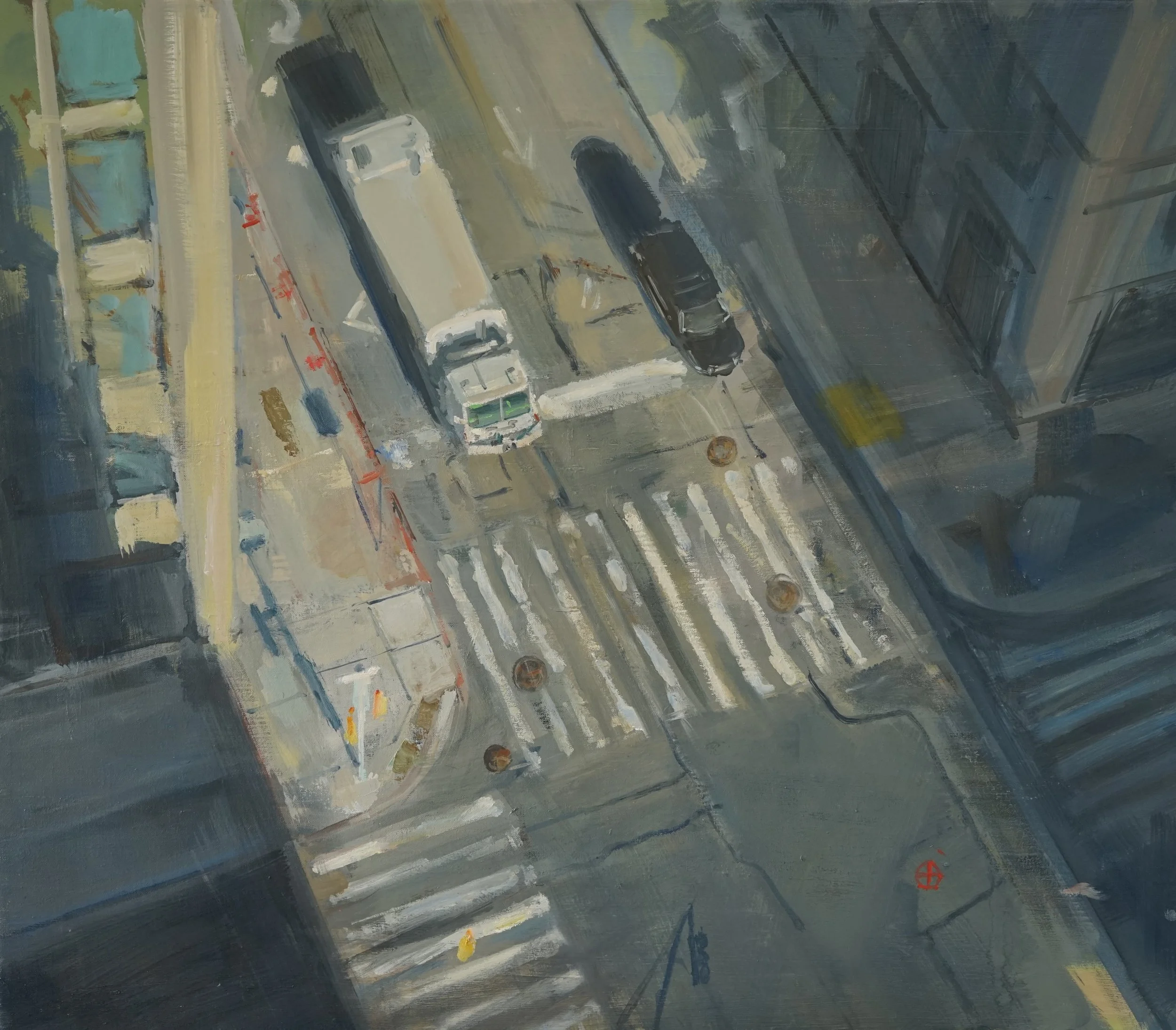 Truck, 70x80, olie op doek, 2019, verkocht