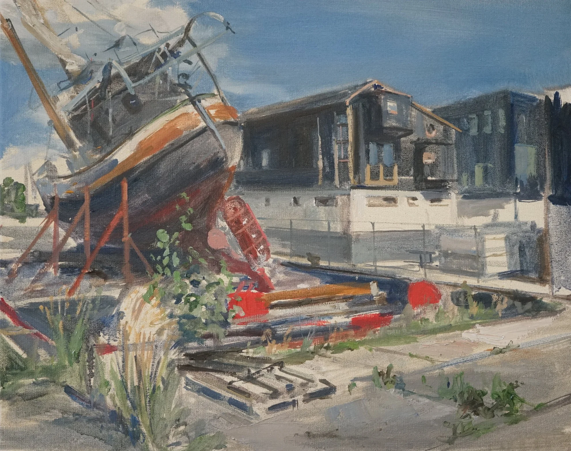 Woonboot, 40x50, 2018