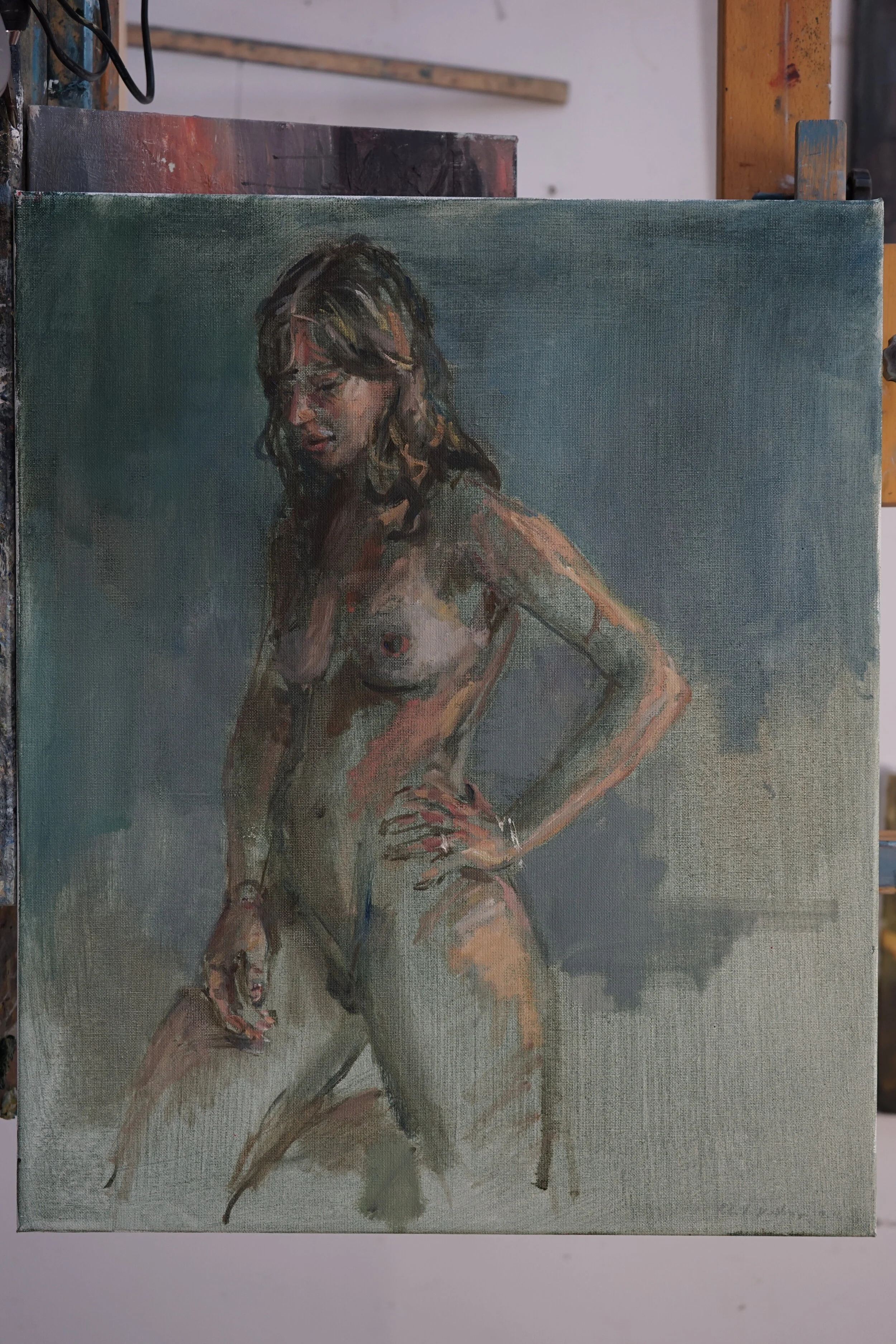 model, 50x60, olieverf op doek, verkocht