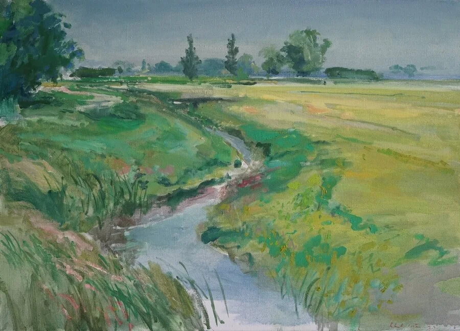 Landsmeerderveld, 50x70, olieverf op doek, verkocht