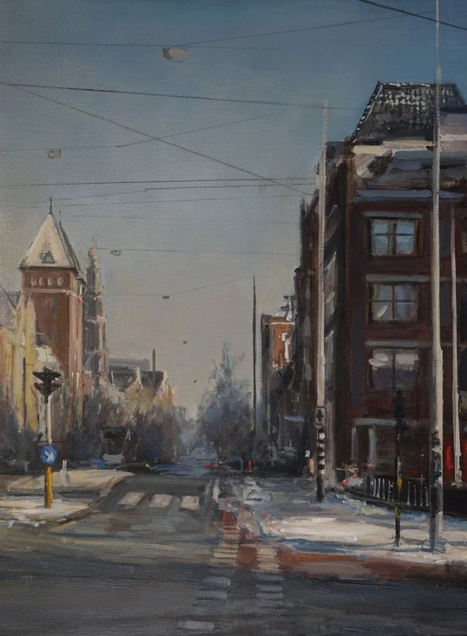 Rozegracht, 60x80, olieverf op doek, 3200,-