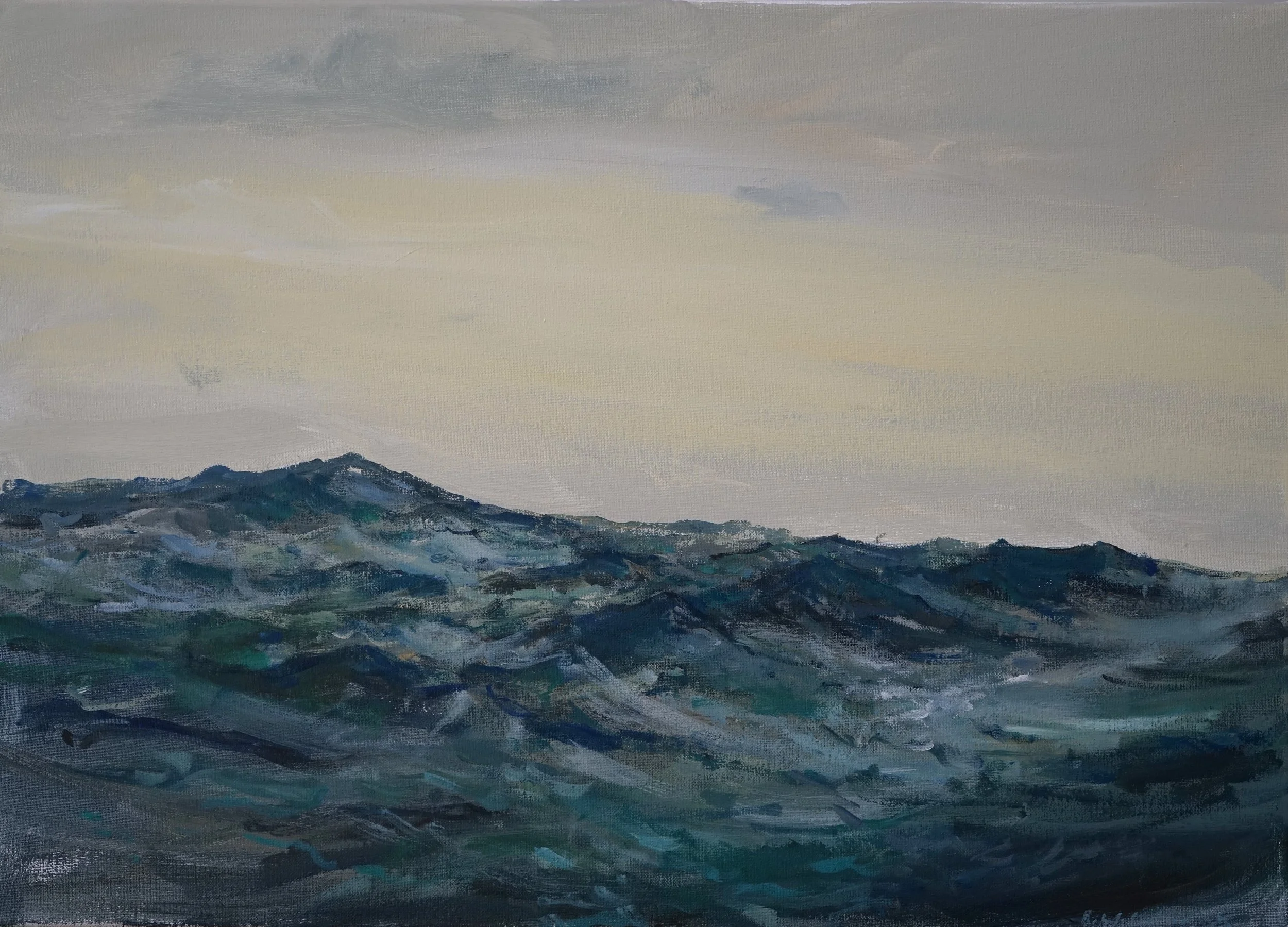 De golf van Jaap, 50x70, verkocht