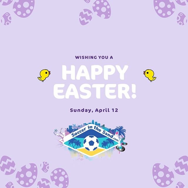 We sympathize with everyone in these uncertain times.  We unite together more now than ever!  Happy Easter from Soccer in the Sand.