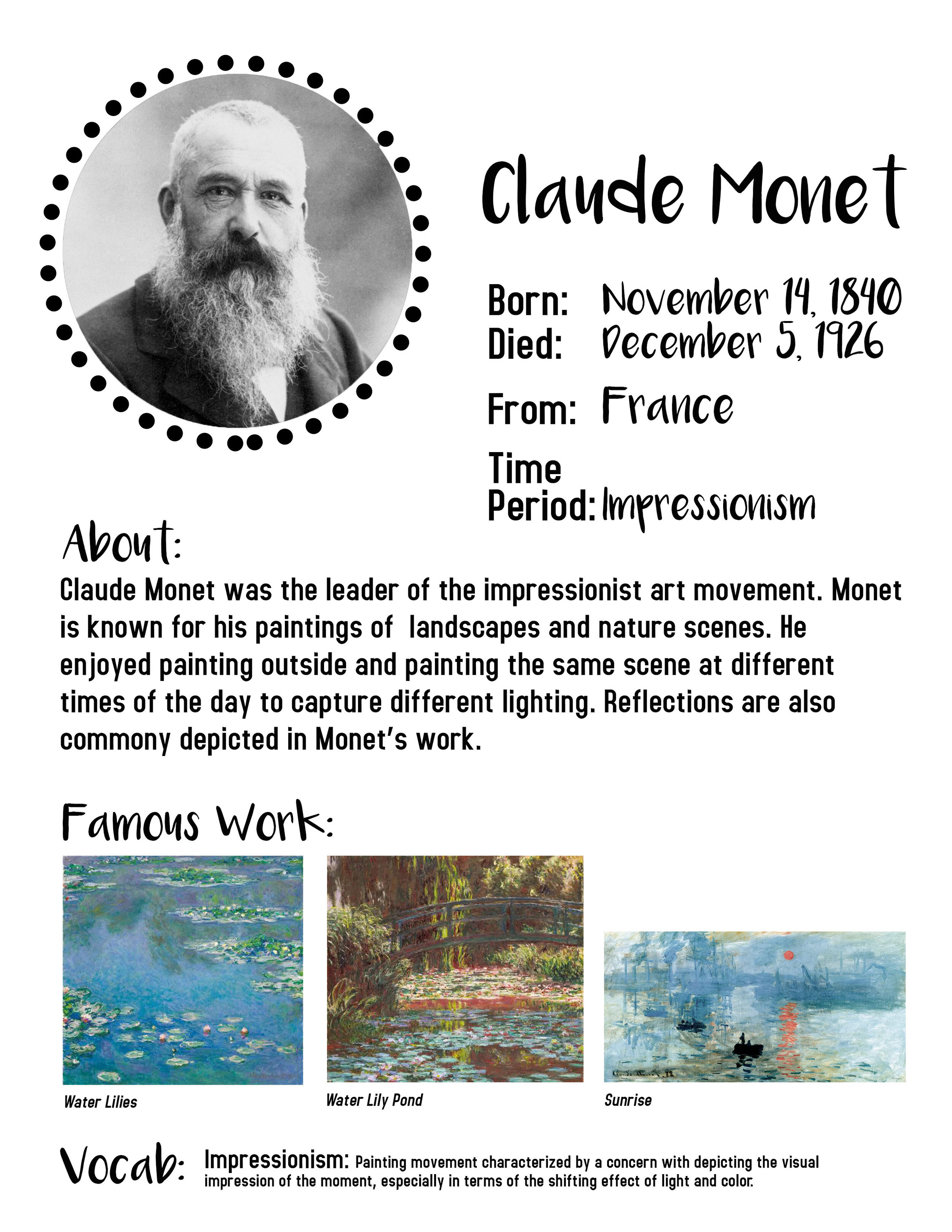 Claude Monet 3 Interesting Facts Claude Monet 3 Interesting Facts