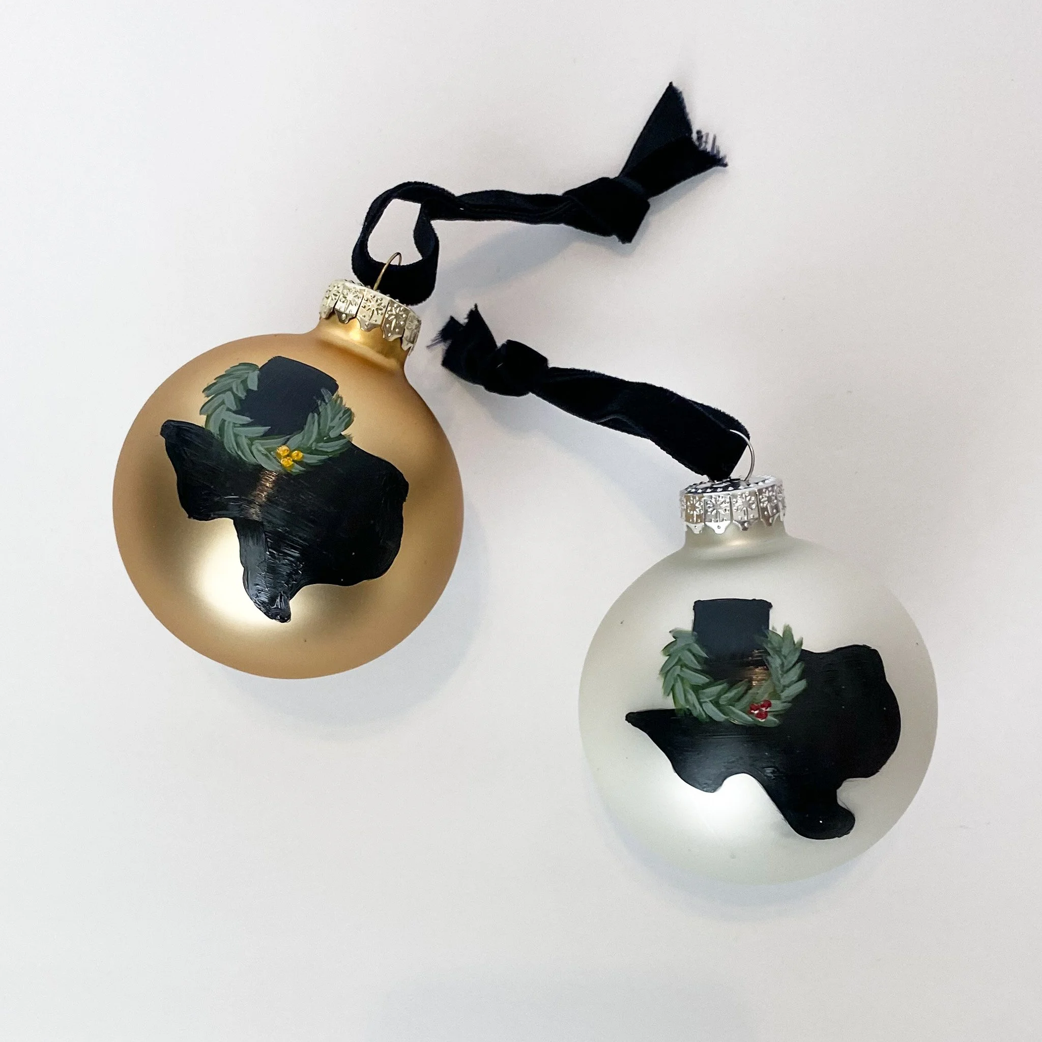 Texas Wreath Ornament