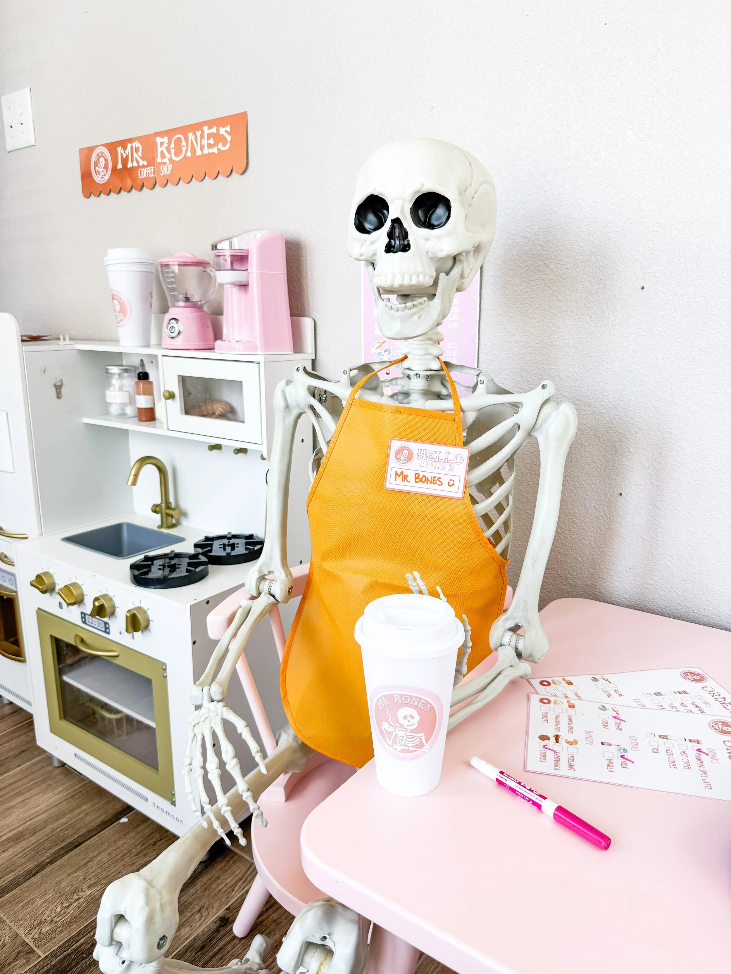 Mr. Bones Coffee Shop | Dramatic Play