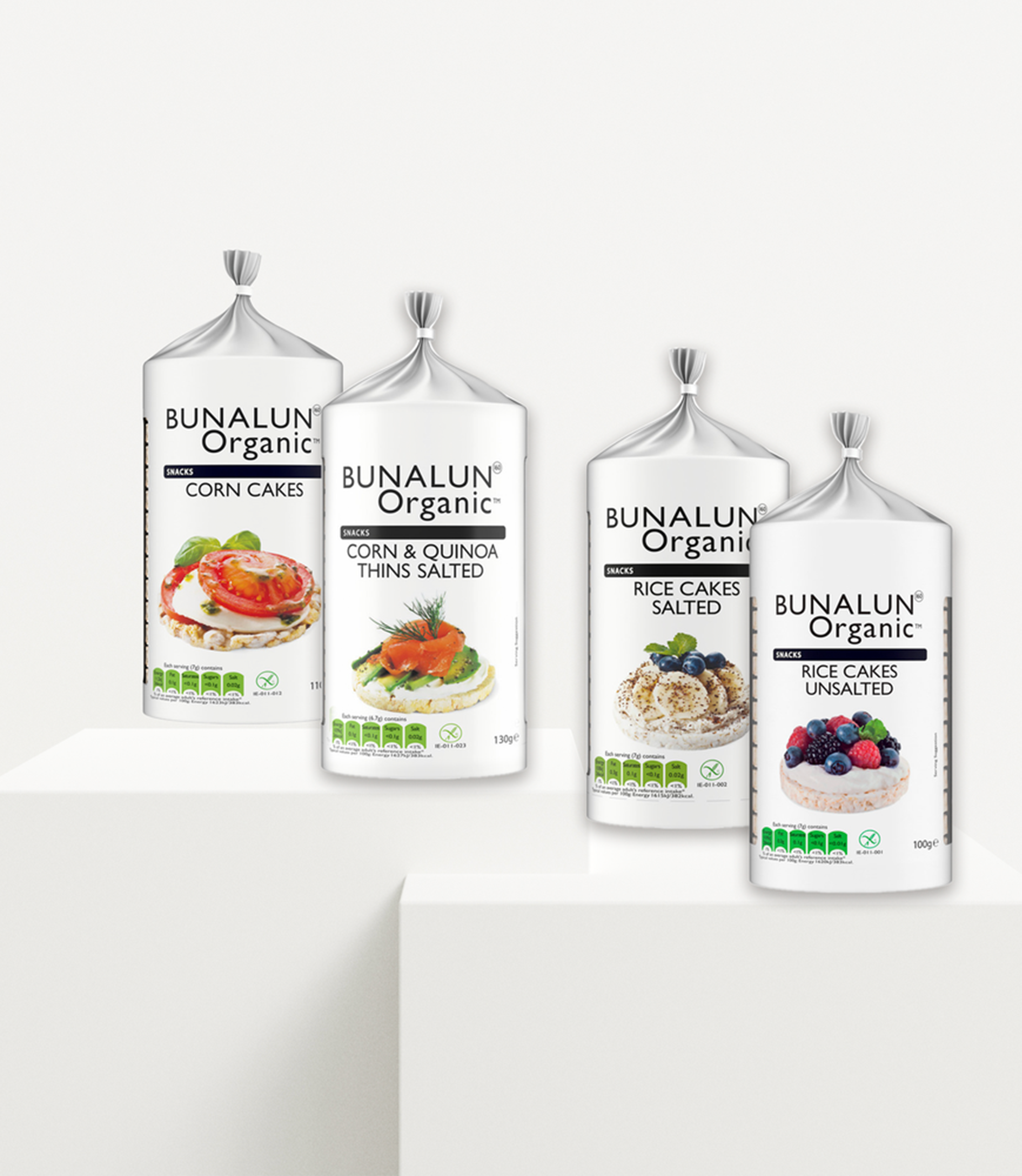 Uncoated Rice Cakes Range
