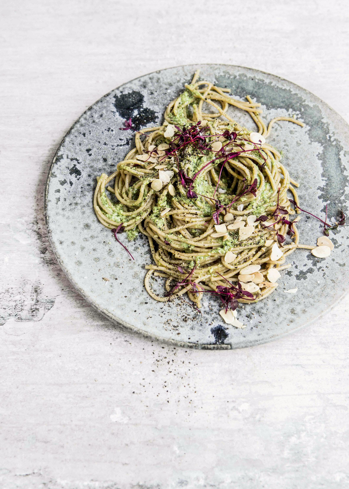 Basil, Mint &amp; Almond Pesto Pasta