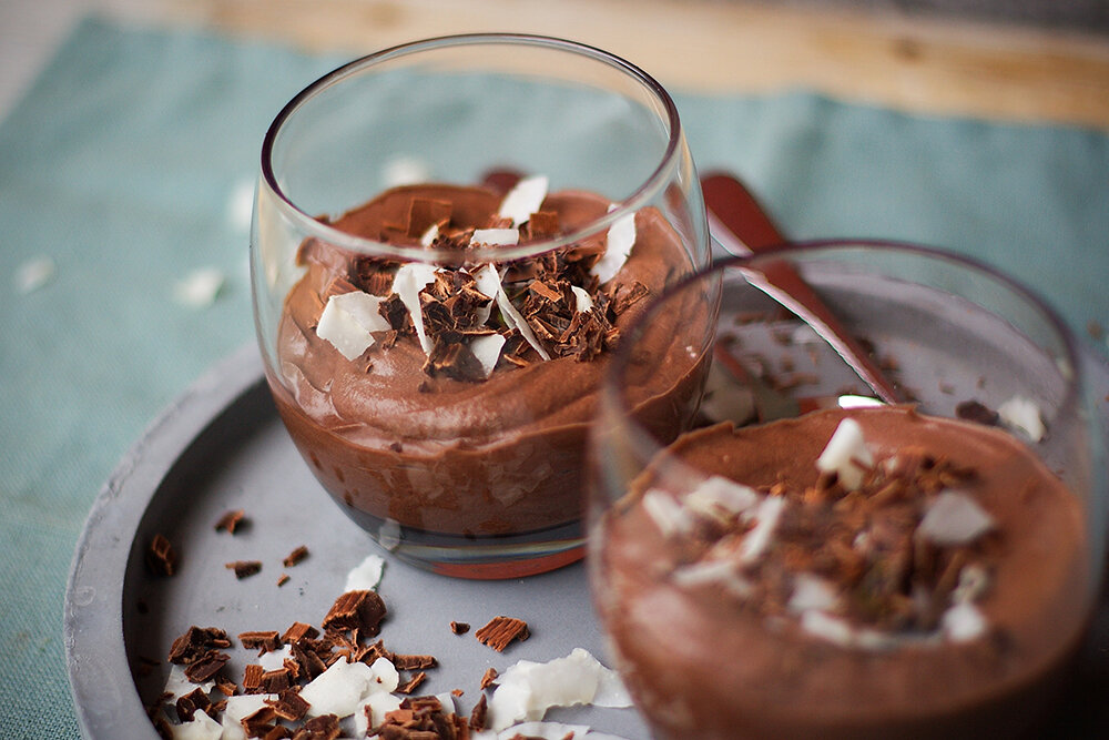 Coconut Chia Chocolate Mousse