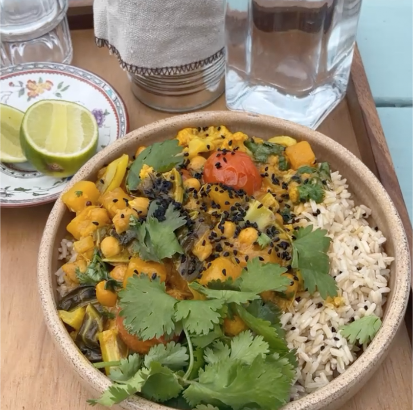 Lilly Higgins - Mango Chickpea Curry