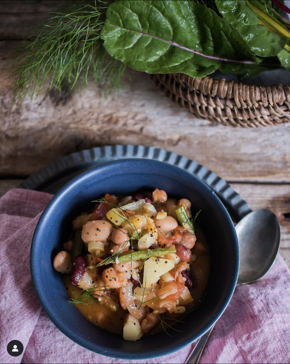 Jette Virdi - Mixed Bean Summer Stew