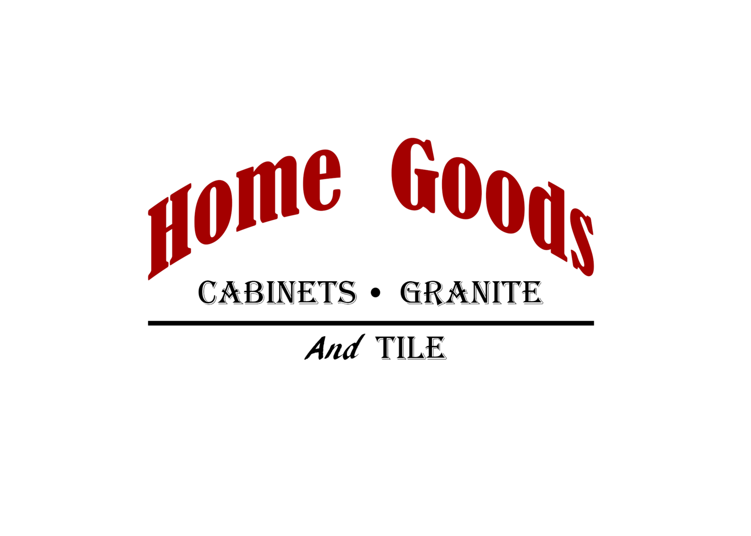 Home Goods Cabinets, Granite, & Tile
