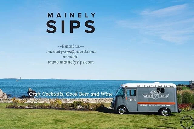 Maine Maple Whiskey Sour... on the rocks... on the rocks. Book the Sips truck for you next party. Mobile Bar Service done right #mainelysips