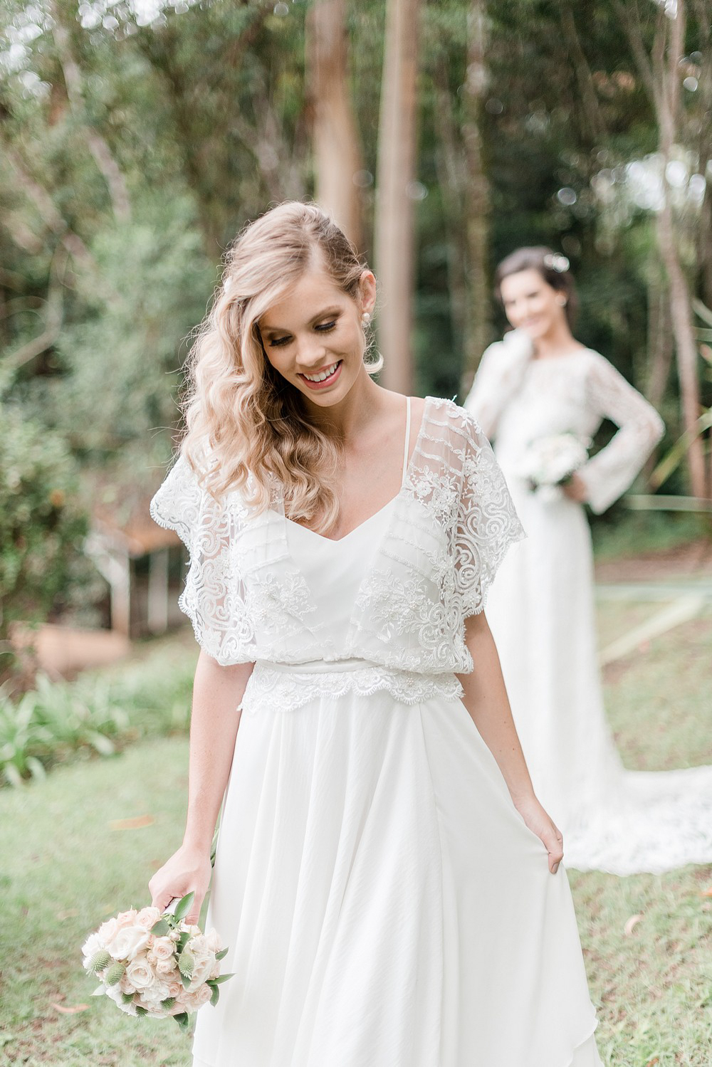 Vestido Noiva Leve Renda Casamento Praia Campo