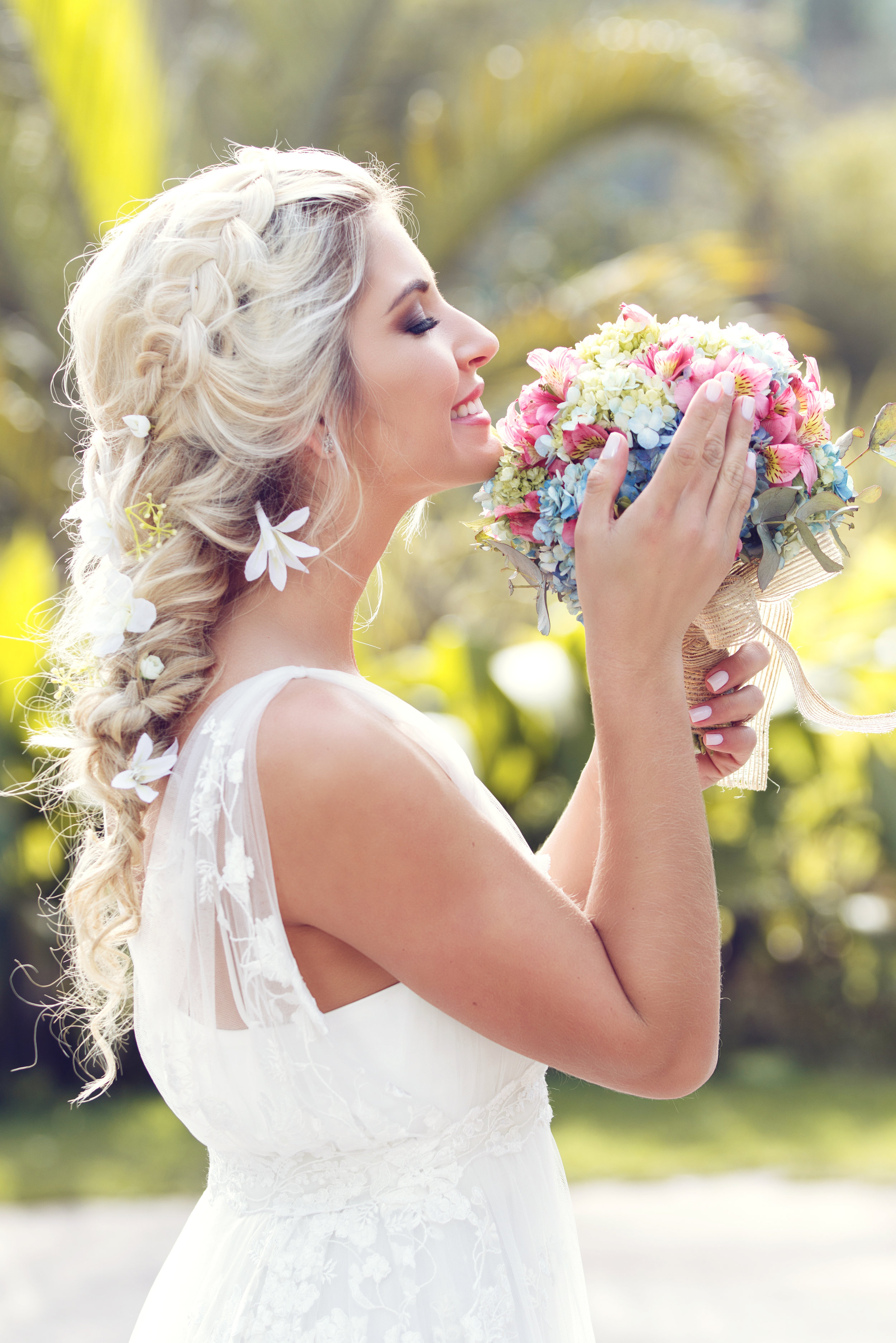 Vestido Noiva Leve Renda Casamento Praia Campo