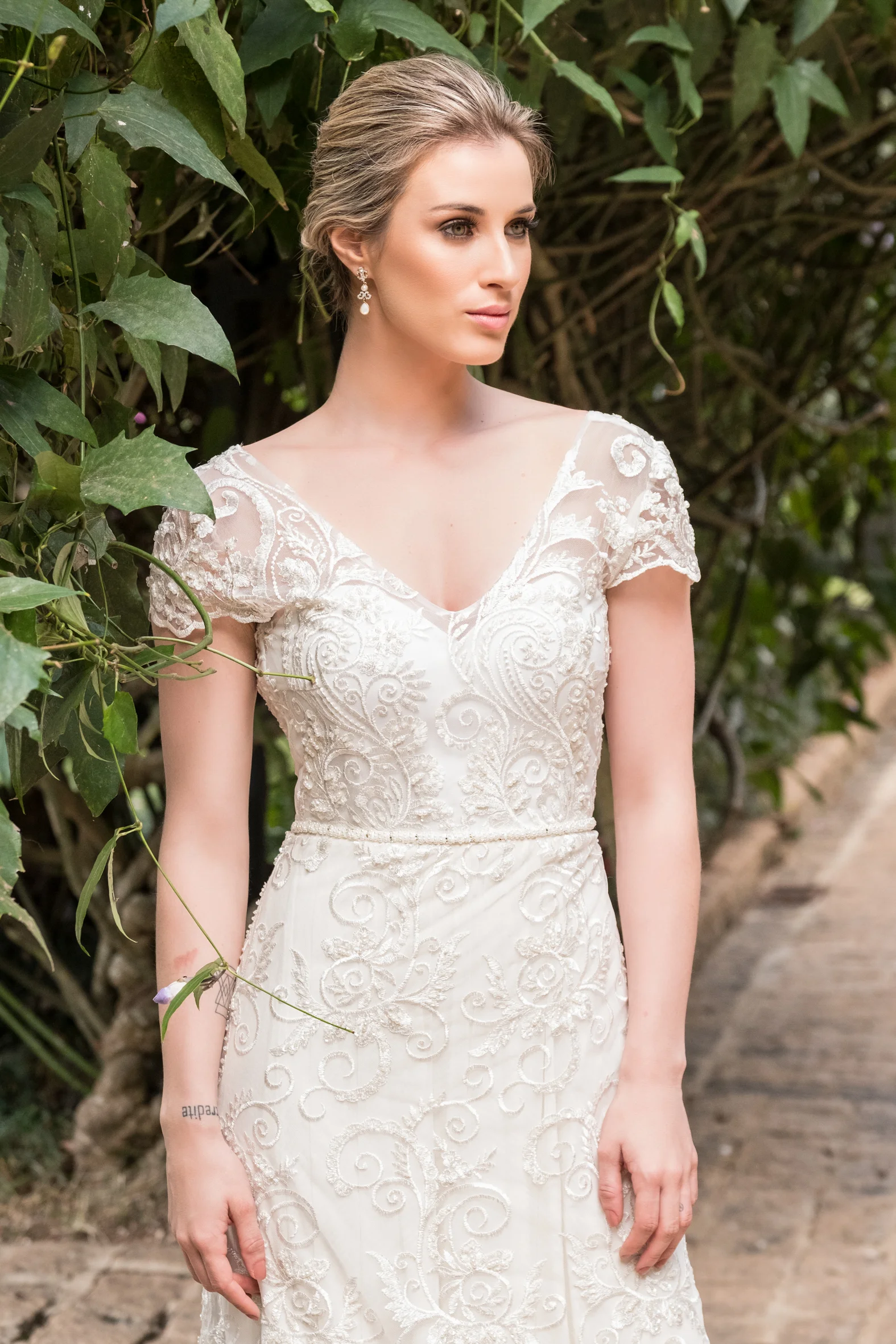 Vestido Noiva Leve Renda Casamento Praia Campo