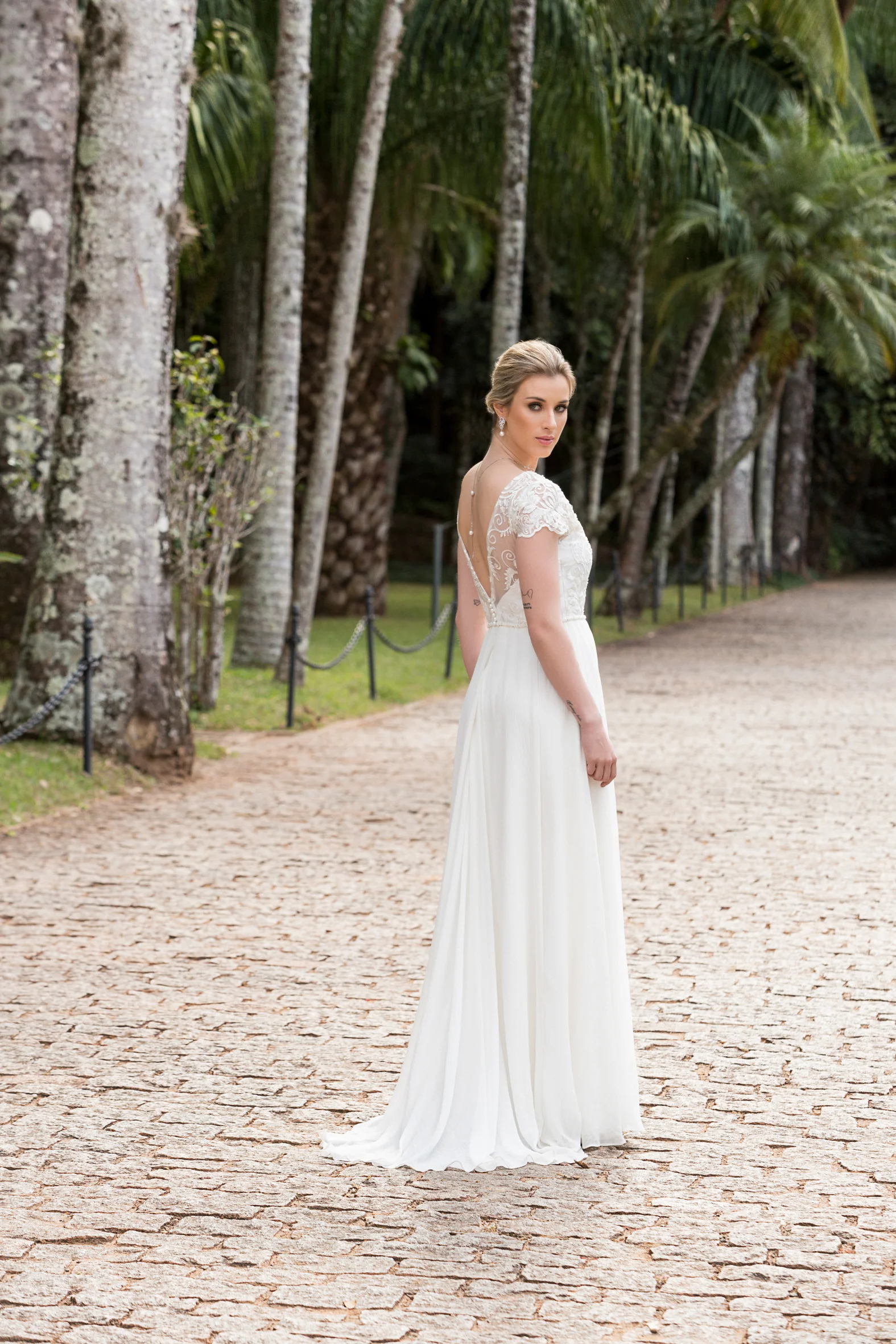 Vestido Noiva Leve Renda Casamento Praia Campo