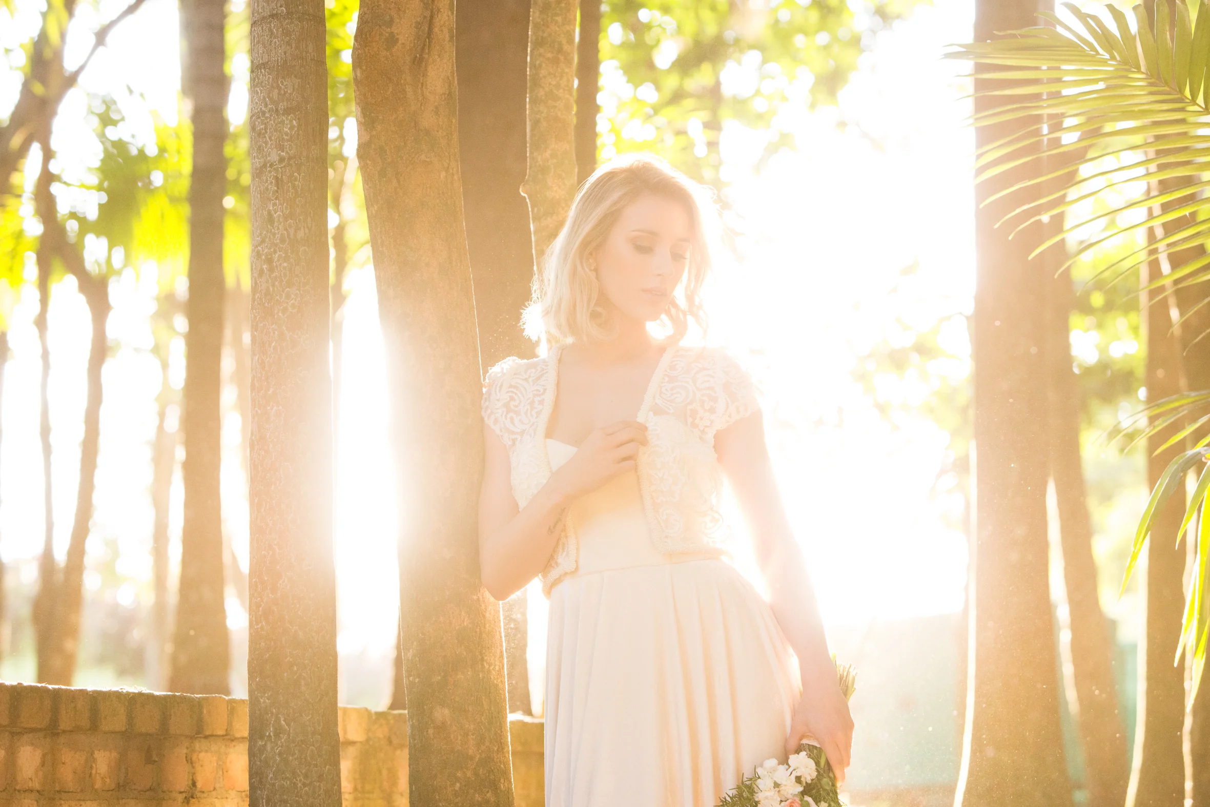 Vestido Noiva Leve Renda Casamento Praia Campo