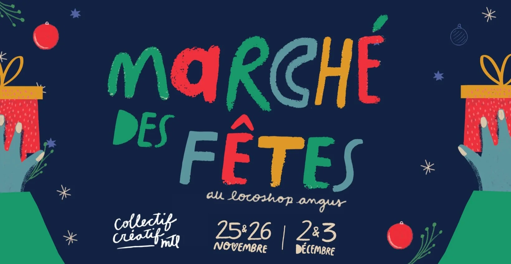 Marché des Fêtes 2023 au Locoshop Angus - Au profit du Phare Enfants et Familles