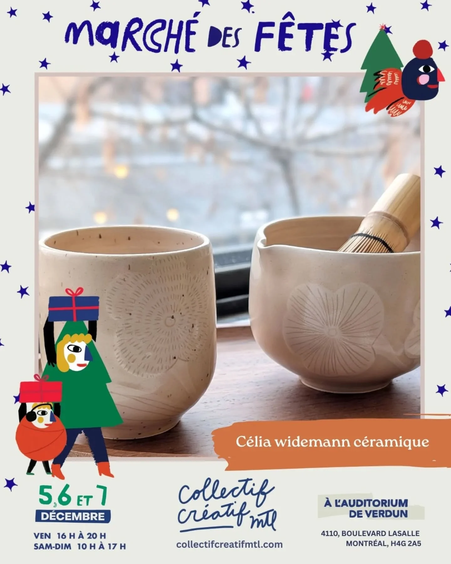 PART 2 
D&eacute;couvrez les entreprises qui participent au ✨🎅🏻March&eacute; des F&ecirc;tes &agrave; l&rsquo;Auditorium de Verdun 2025🎅🏻✨

📆  5, 6 &amp; 7 d&eacute;cembre

⏰ VENDREDI - 16h &agrave; 20h
SAMEDI ET DIMANCHE - 10h &agrave; 17h

📍A