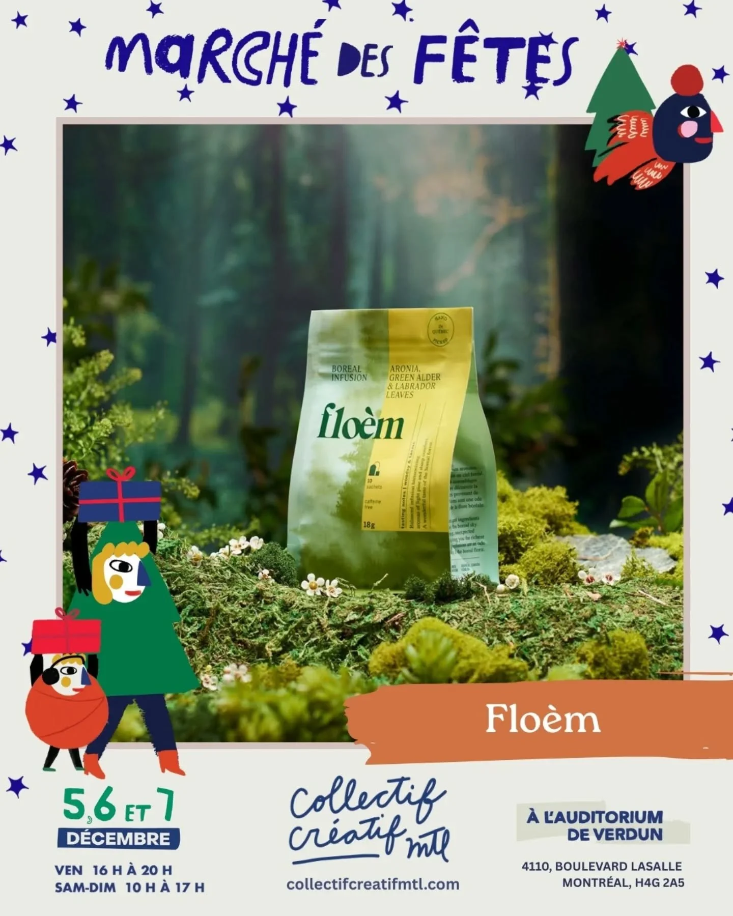 PART 3
On continue &agrave; vous d&eacute;voiler les entreprises qui seront pr&eacute;sentes au 

✨🎅🏻March&eacute; des F&ecirc;tes &agrave; l&rsquo;Auditorium de Verdun 2025🎅🏻✨

📆  5, 6 &amp; 7 d&eacute;cembre

⏰ VENDREDI - 16h &agrave; 20H
SAME