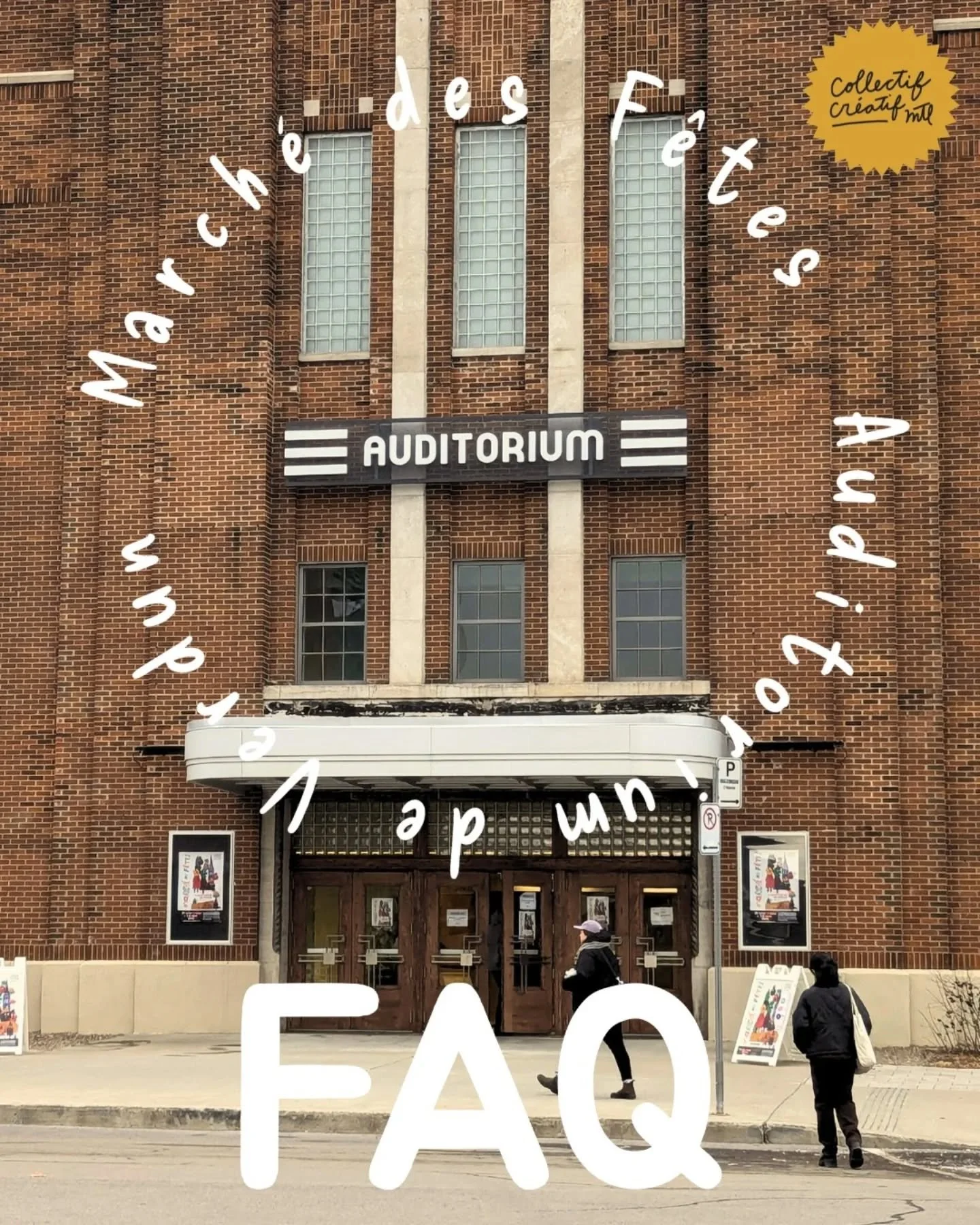 Le March&eacute; des F&ecirc;tes &agrave; l'Auditorium de Verdun s&rsquo;en vient &agrave; grands pas! 🎄

Vous avez des questions sur le stationnement, l'accessibilit&eacute; ou les modes de paiement accept&eacute;s?

On a rassembl&eacute; tout &cce