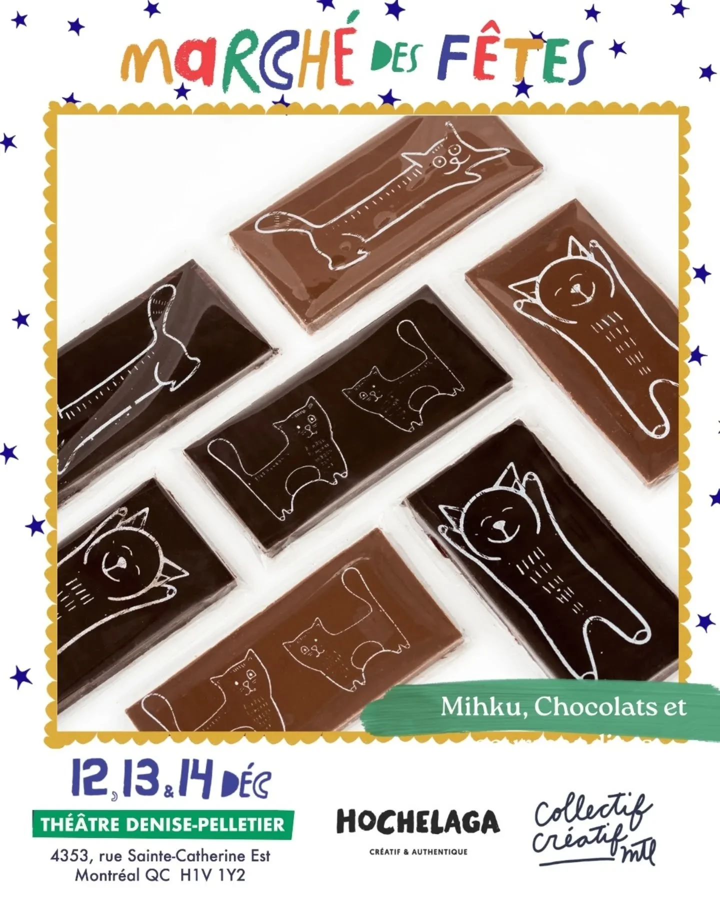 Part V
Ne ratez pas notre tout DERNIER MARCH&Eacute; DE 2025!
✨La Magie du March&eacute; des F&ecirc;tes au Th&eacute;&acirc;tre Denise-Pelletier ✨
Cette fin de semaine c'est ta derni&egrave;re chance de l'ann&eacute;e de magasiner local avec le @col