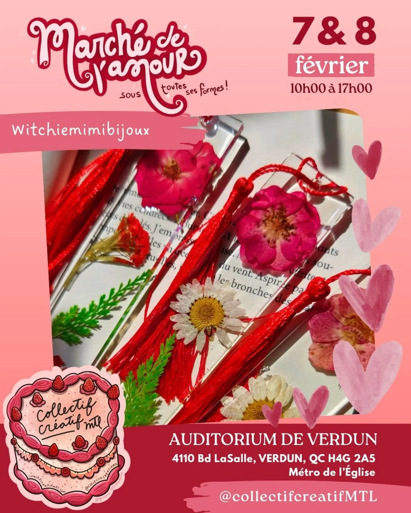 Le mois de f&eacute;vrier arrive &agrave; grands pas et nous avons l'id&eacute;e parfaite pour vos sorties ! Joignez-vous &agrave; nous &agrave; l'Auditorium de Verdun pour d&eacute;couvrir 80 cr&eacute;ateurs montr&eacute;alais au March&eacute; de l