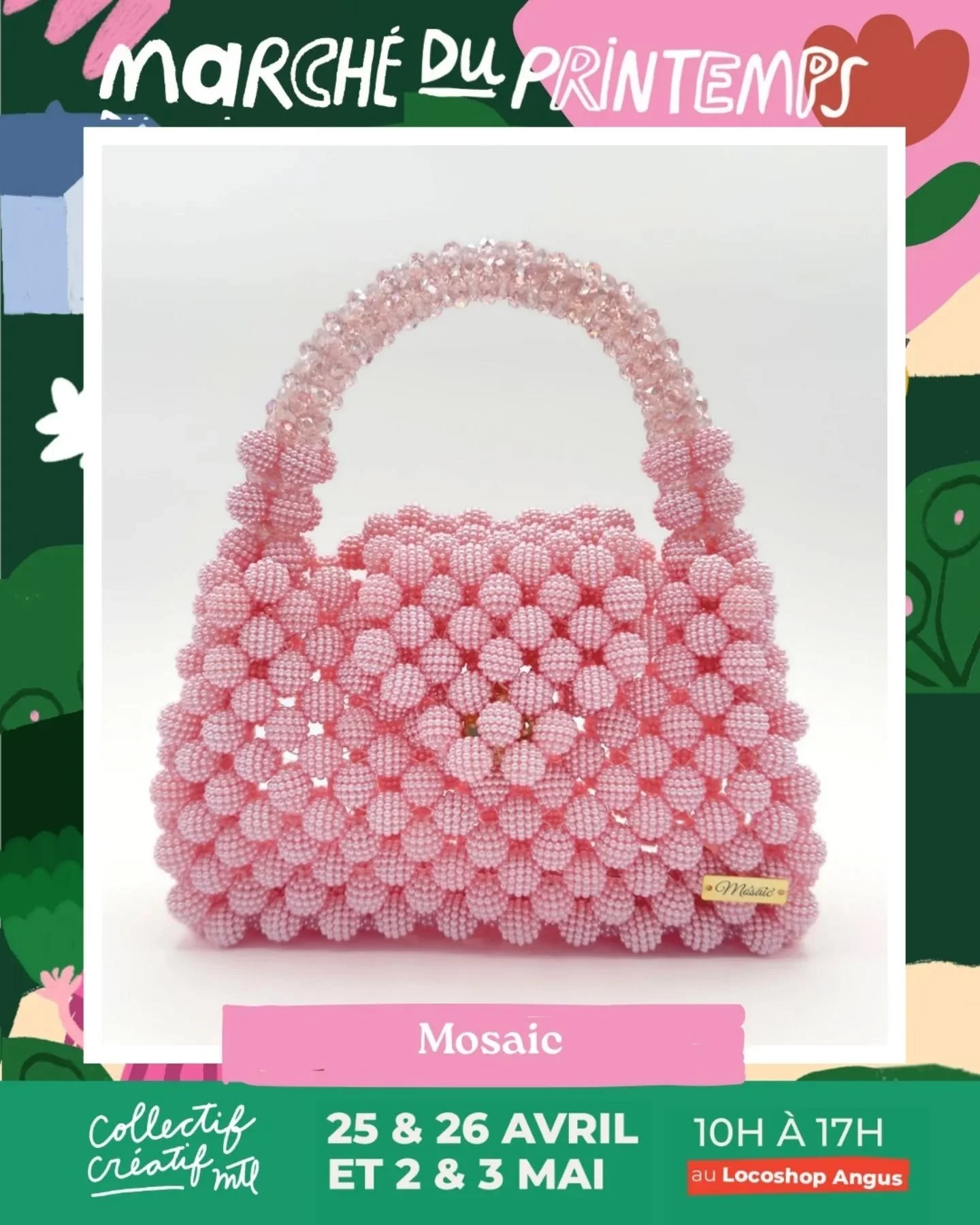 ARTISANS du 25 &amp; 26 AVRIL part V
Pr&eacute;parez-vous &agrave; d&eacute;couvrir les incroyables cr&eacute;ateurs cr&eacute;ateurs qui seront avec nous au March&eacute; du Printemps au Locoshop Angus!
Au cours des prochains jours, nous allons vous
